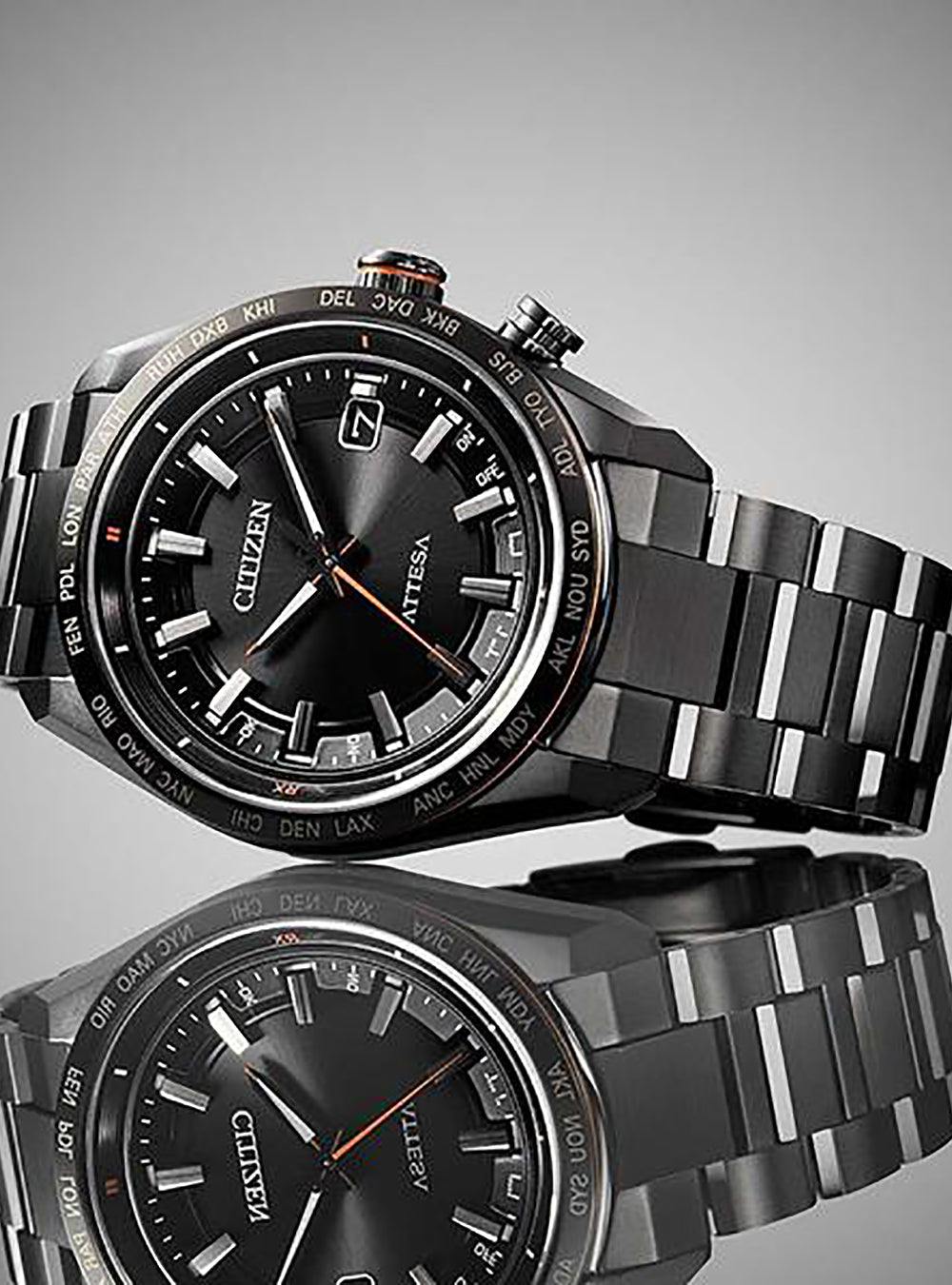 Original: CITIZEN ATTESA ACT LINE BLACK TITANIUM™ SERIES CB0286 61E MADE IN JAPAN JDM   Optimized: CITIZEN ATTESA ACT LINE Black Titanium Men's Watch CB0286-61E - Japanese Made JDM Chronograph, Solar Powered, Sapphire Crystal - Perfect for Business, Dress & Everyday Wear