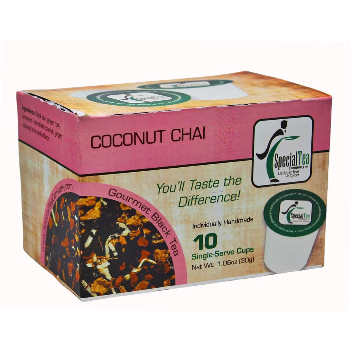 Premium Organic Chocolate Chai Tea Blend - Single Serve Cups (Pack of 10) | Special Tea Company Night of the Iguana | Perfect for Relaxation, Afternoon Tea & Gift Giving