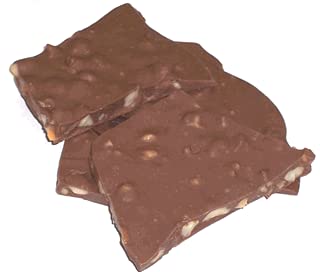 Scott's Cakes Premium Milk Chocolate Macadamia Nut Bark - 1 Pound Gourmet Gift Box | Rich Chocolate Treats for Holidays, Parties & Corporate Gifting