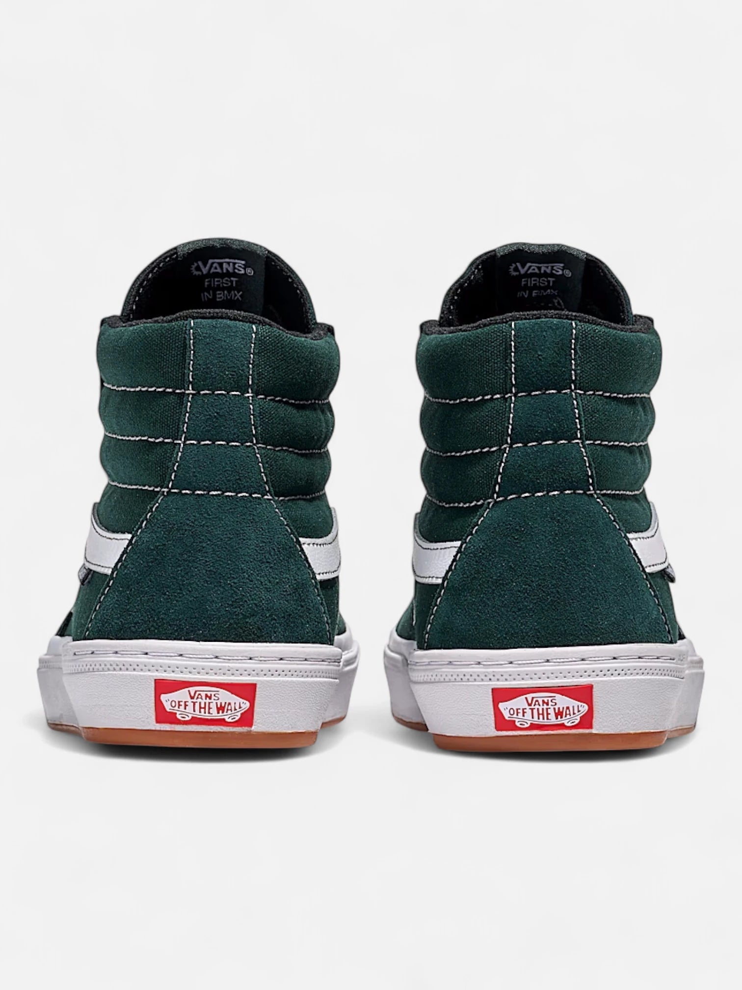 Vans BMX Sk8 Hi Sneakers - Dark Green High-Top Skate Shoes for Men | Durable & Comfortable for Skateboarding, BMX Riding & Casual Wear