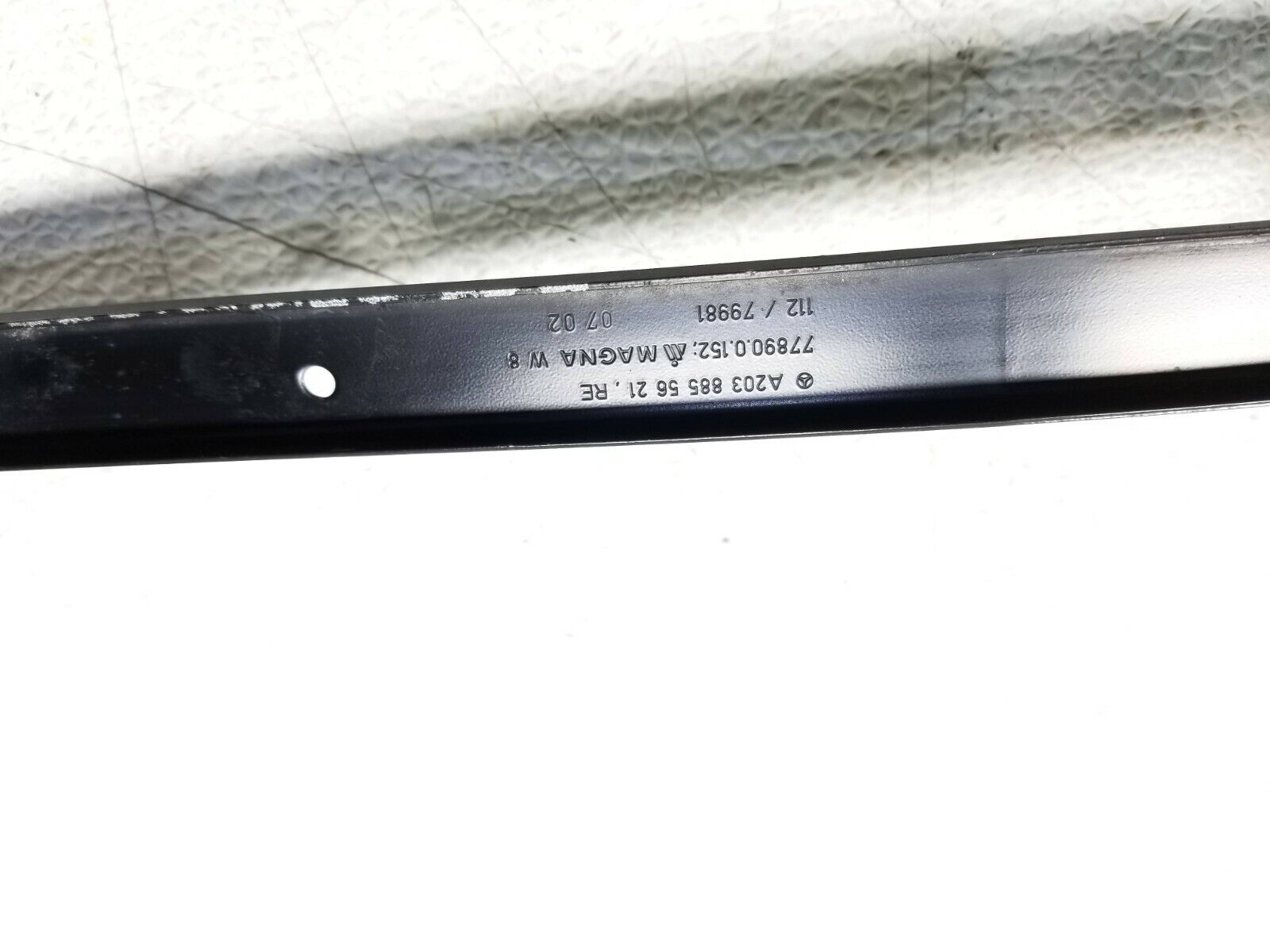 02-06 Mercedes Benz W203 C230 Coupe Rear Bumper Rail Bracket - OEM Replacement Parts (2-Piece Set) - Perfect for Car Repair & Restoration Projects