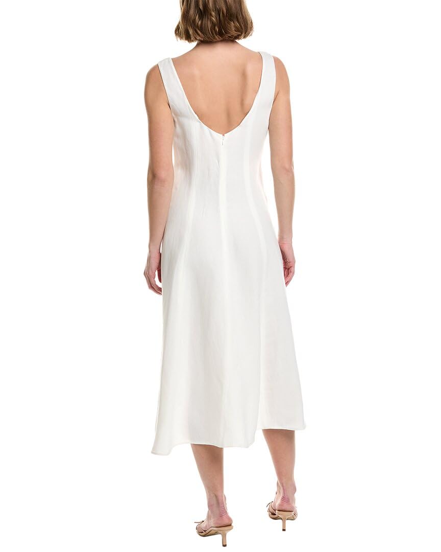 Vince Women's Panelled Scoop Neck Dress - Elegant Flowy Midi Dress for Casual Wear, Office & Special Occasions | Perfect for Summer, Weddings & Cocktail Parties