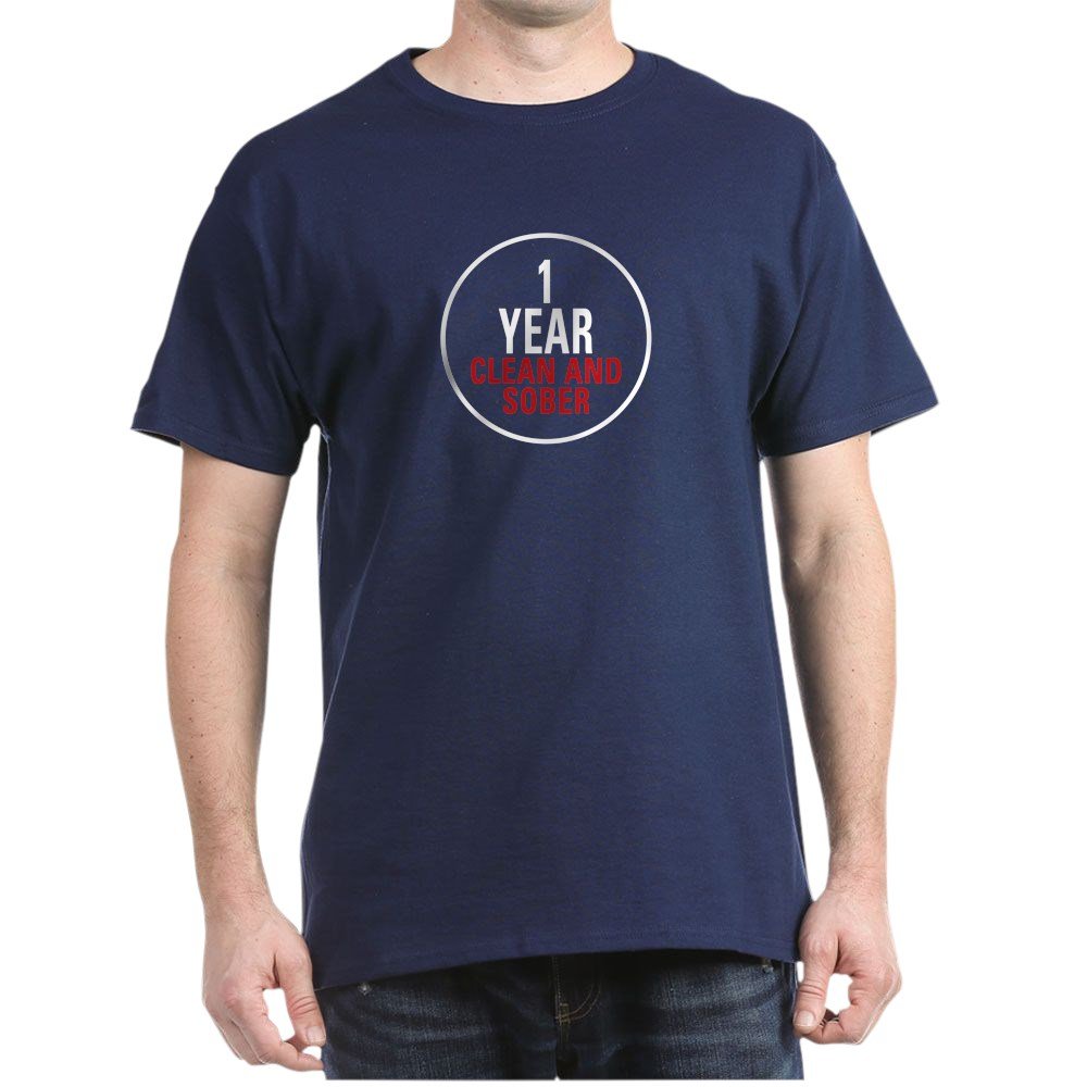 1 Year Clean & Sober Recovery T-Shirt - Motivational Graphic Tee for AA, NA & Sobriety Celebrations | Inspirational Gift for Addiction Recovery Milestones