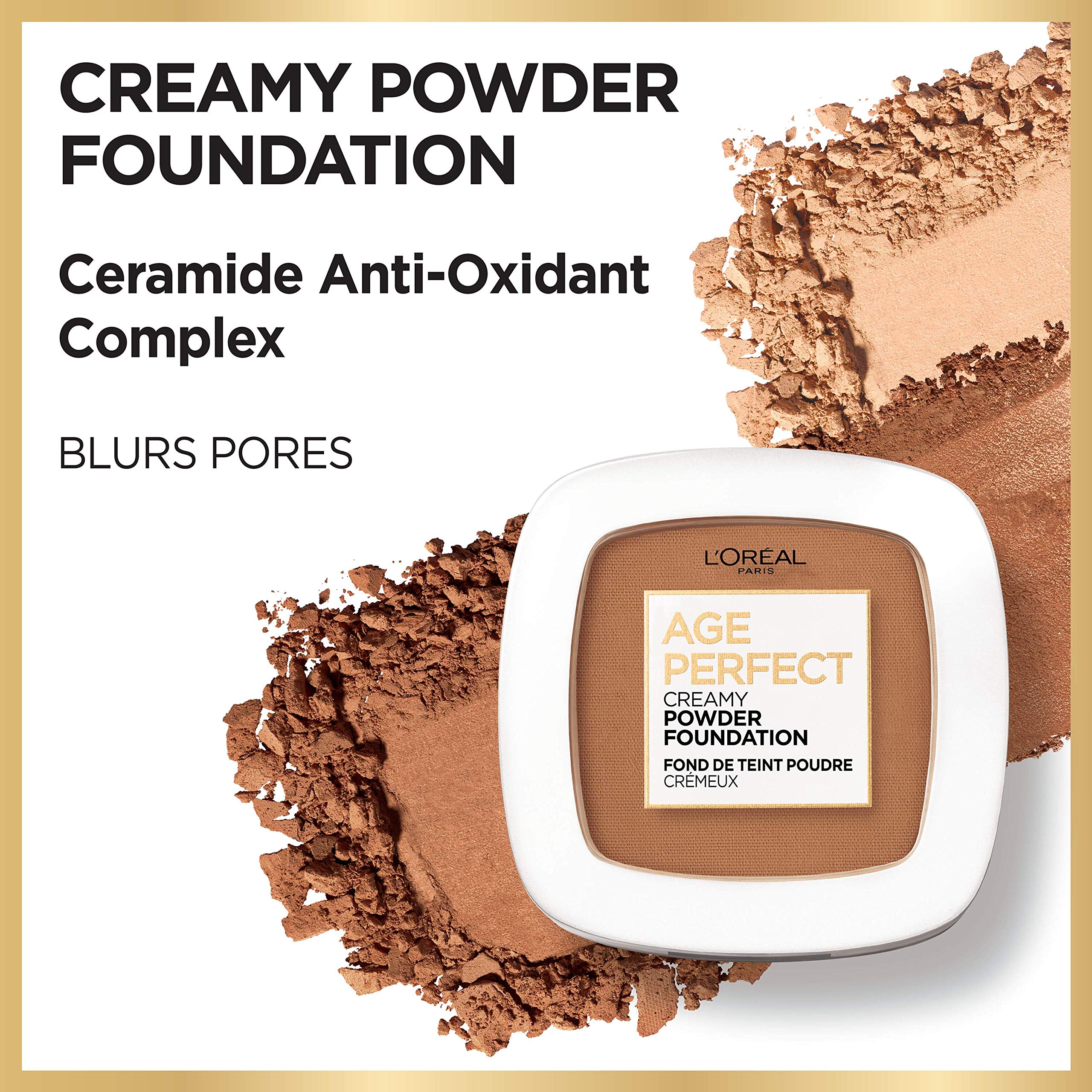 L'Oréal Paris True Match Creamy Powder Foundation - Ivory, Lightweight & Buildable Coverage for Flawless Skin | Perfect for Everyday Wear & Special Occasions