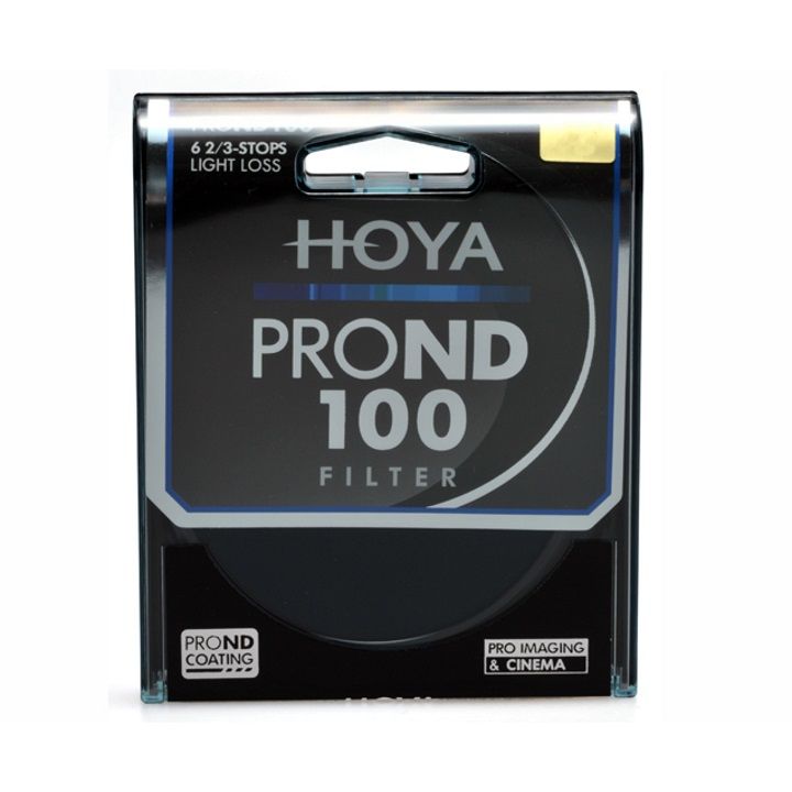 Hoya 55mm Pro ND100 Filter - Professional Neutral Density Camera Lens Filter for DSLR & Mirrorless Cameras - Perfect for Long Exposure Photography & Videography