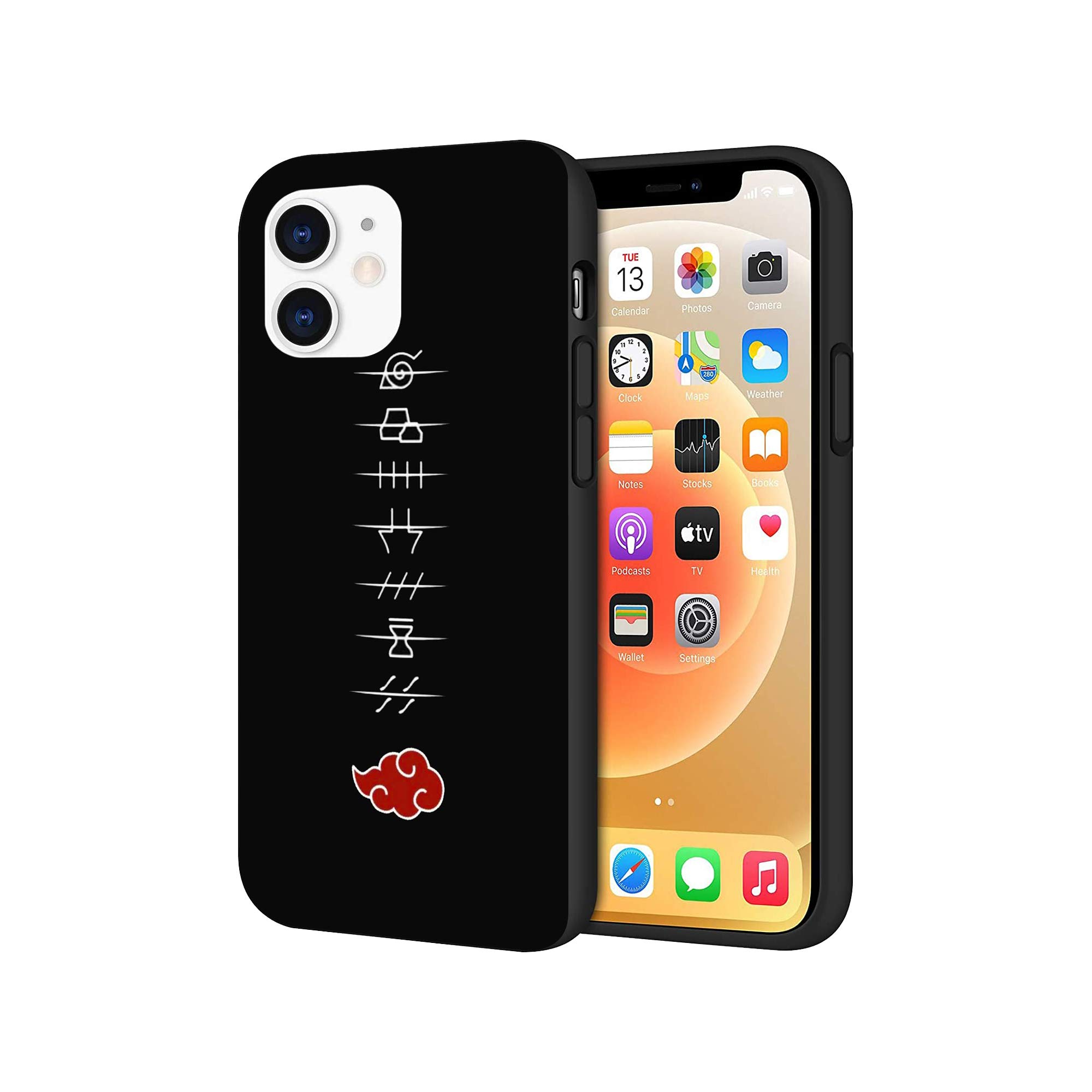 Premium Anime Comic Series iPhone 11 Case - Clan Symbol Design Protective Cover | Shockproof & Scratch-Resistant | Perfect for Cosplay, Gaming Fans & Anime Enthusiasts