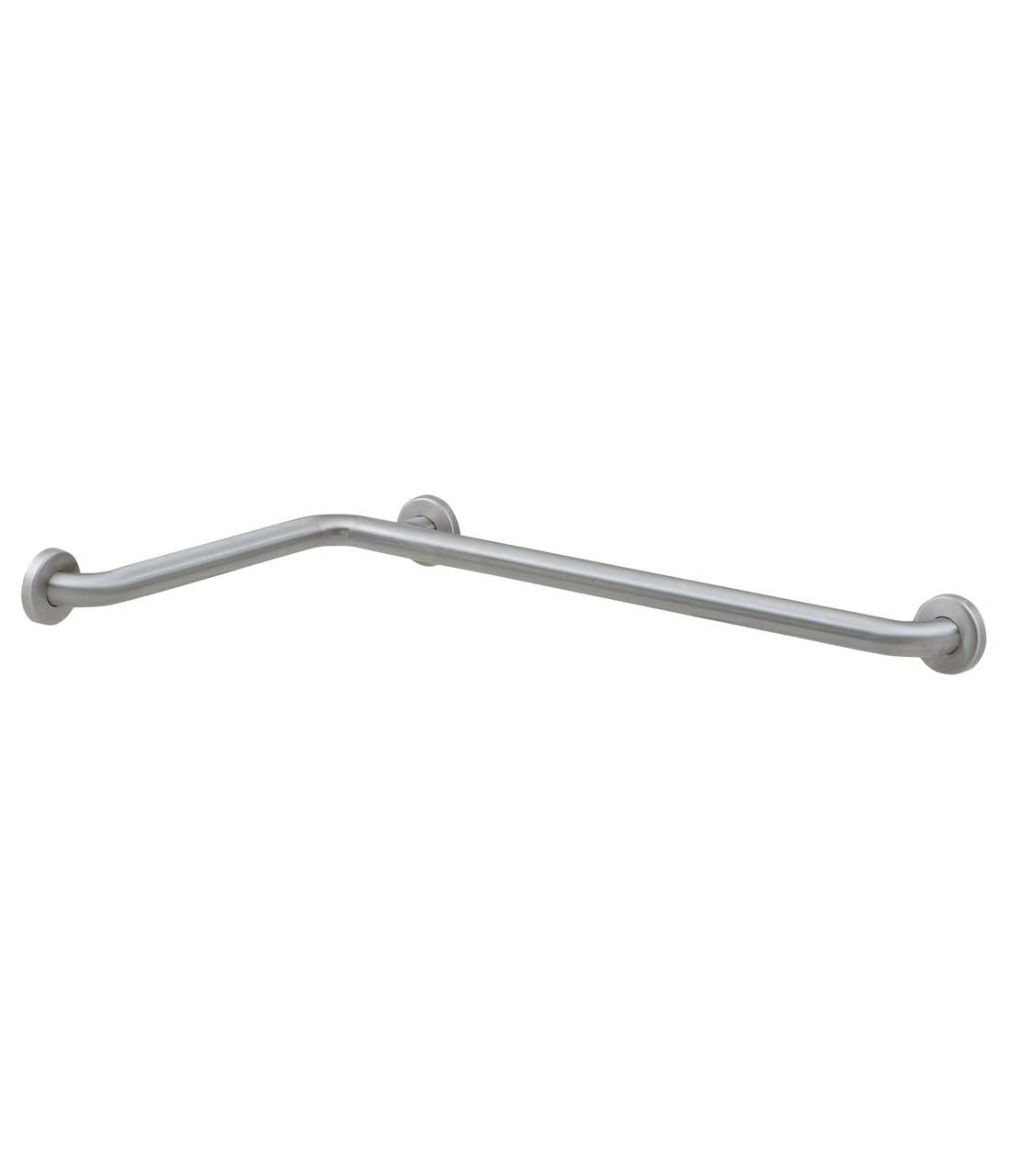 BOBRICK 6861.99 Stainless Steel Grab Bar for ADA Compliance - Bathroom Safety Handrail for Showers, Toilets & Disabled Access (Model 6861.99) - Ideal for Home, Hospital & Public Restroom Safety