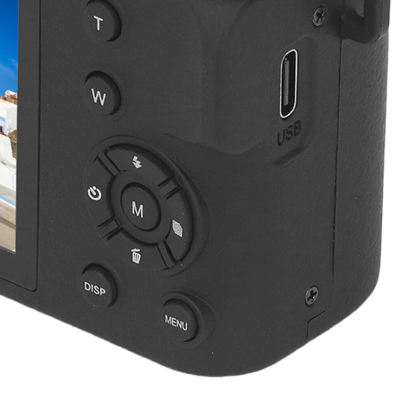 4K Digital Camera with 3.0 Inch IPS Screen - 56MP Vlogging Camera with 16x Digital Zoom, Autofocus & WiFi Connectivity | Hot Shoe Interface, Built-in Fill Light & 1500mAh Battery for YouTube, Travel & Selfie Photography