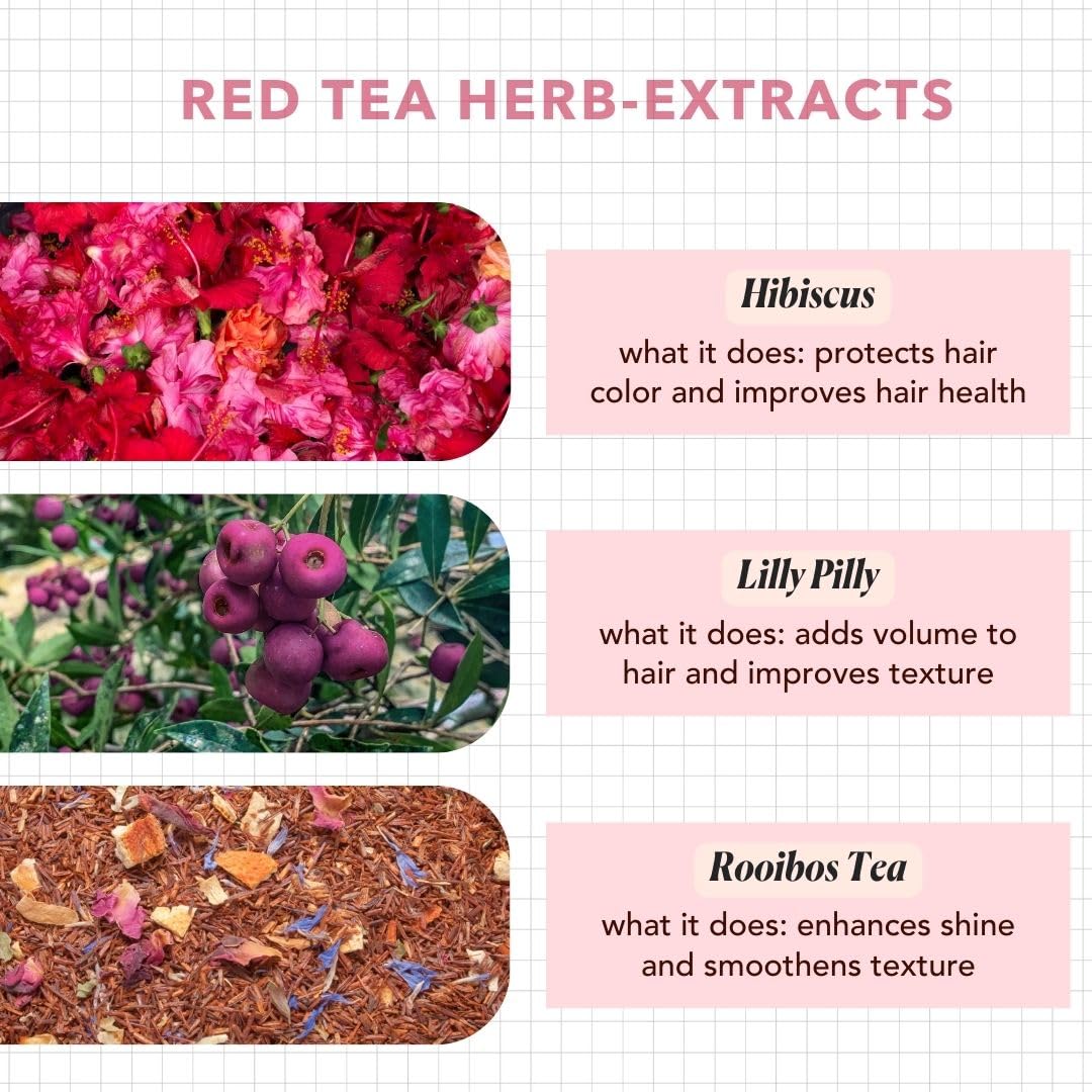 Paradyes Red Roobios Tea Aerosol Hair Perfume - Intense Hydration & Calming Scent for All Hair Types | Unisex Hair Mist (100ml) | Perfect for Daily Use, Travel & Special Occasions