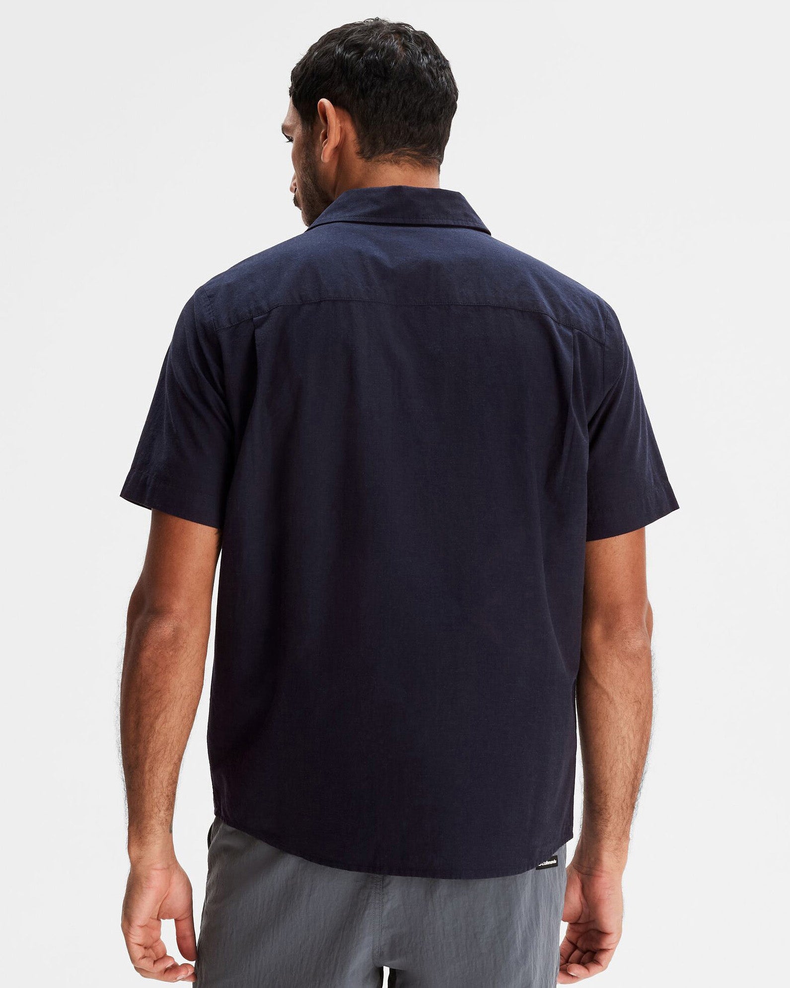 Men's Flaxton LT Short Sleeve Shirt - Pure Navy | Lightweight Casual Button Down Shirt for Summer, Travel & Outdoor Activities