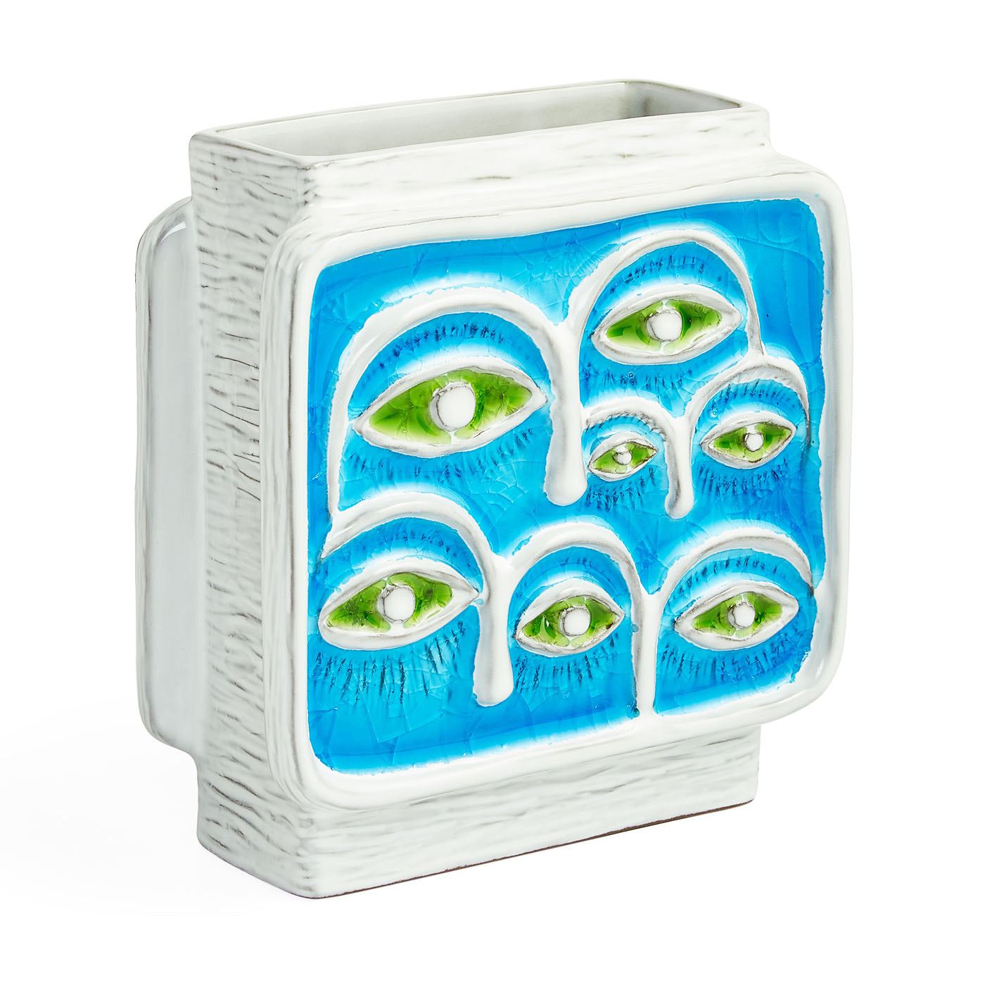 Handmade Glass Menagerie Eye Vase - Unique Decorative Centerpiece for Home, Wedding & Boho Decor - Perfect for Floral Arrangements & Gift Giving