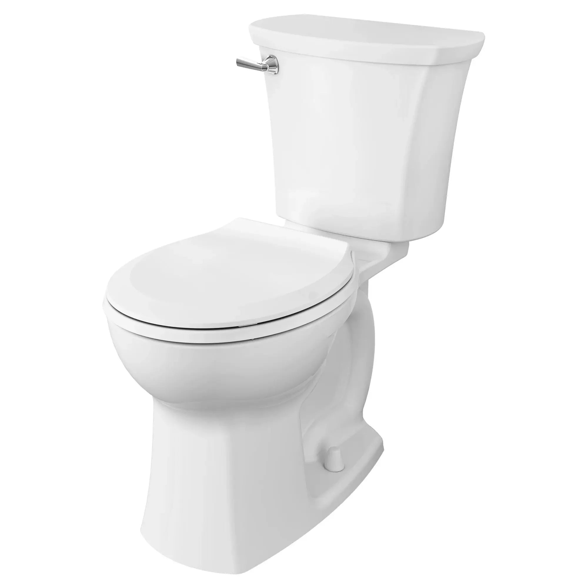Edgemere Two-Piece 1.28 GPF/4.8 LPF Water-Saving Round Front Toilet with Soft-Close Seat - Perfect for Small Bathrooms & Modern Homes