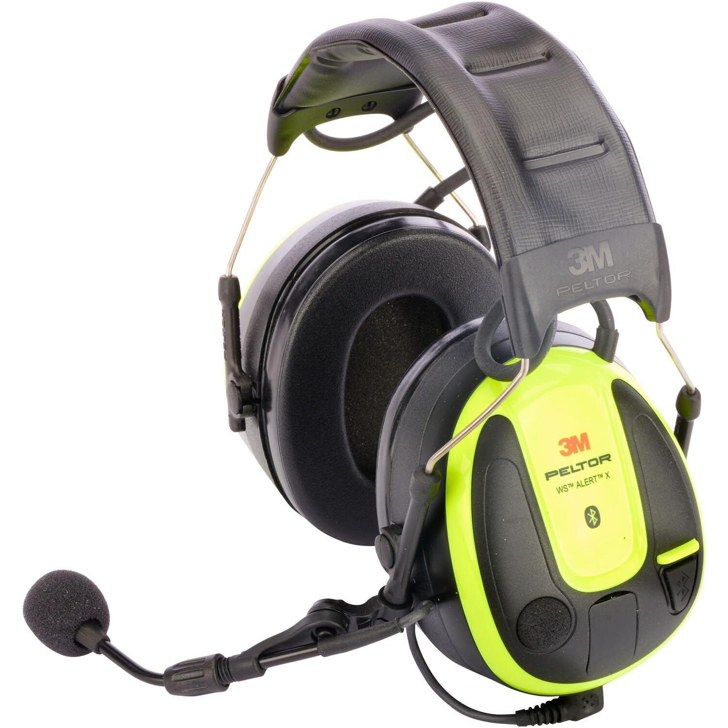 3M Peltor WS ALERT X MRX21A4WS6 Electronic Earmuff Hearing Protection Headset - 30 dB Noise Reduction, Communication Headgear for Shooting Range, Construction & Industrial Safety Use
