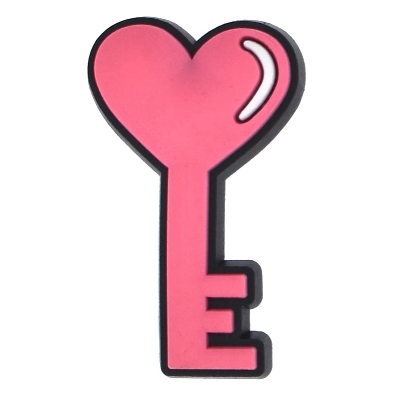 Pink Shoe Charms for Crocs - 1pc Hat, Bag, Camera & Notebook Decorative Pins - DIY Clogs Accessories for Women & Kids - Perfect for Christmas Gifts & Customizing Shoes