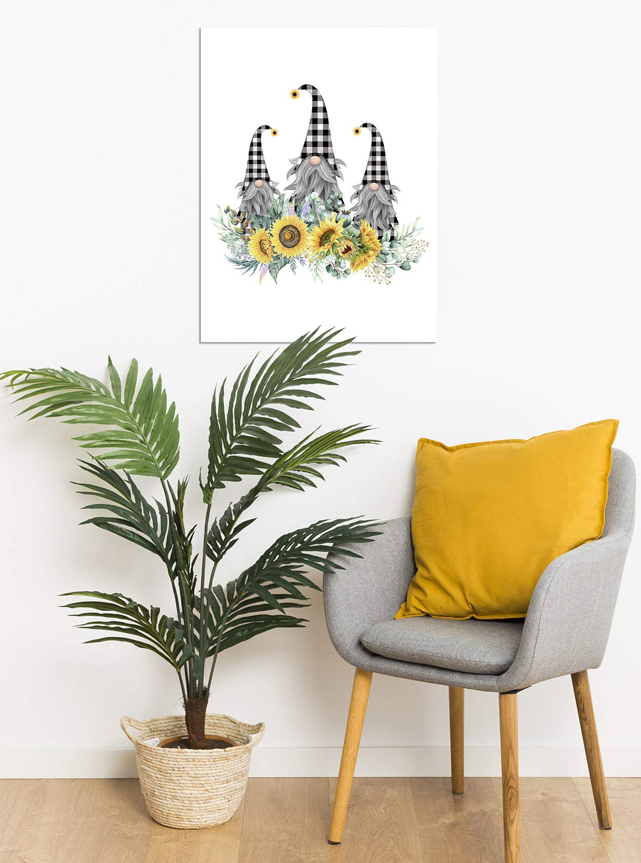 HVEST Black Girl Wall Art Framed Canvas - African American Woman with Butterfly & Dandelion Abstract Painting, Modern Artwork Ready to Hang for Living Room, Bedroom, Office, Bathroom Decor, 12x16 Inches, Perfect for Home, Office, and Gift Giving