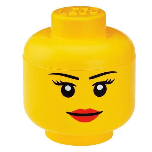 LEGO Storage Head Organizer - Large Size for Girls | Perfect for Toy Room Organization & Playroom Storage