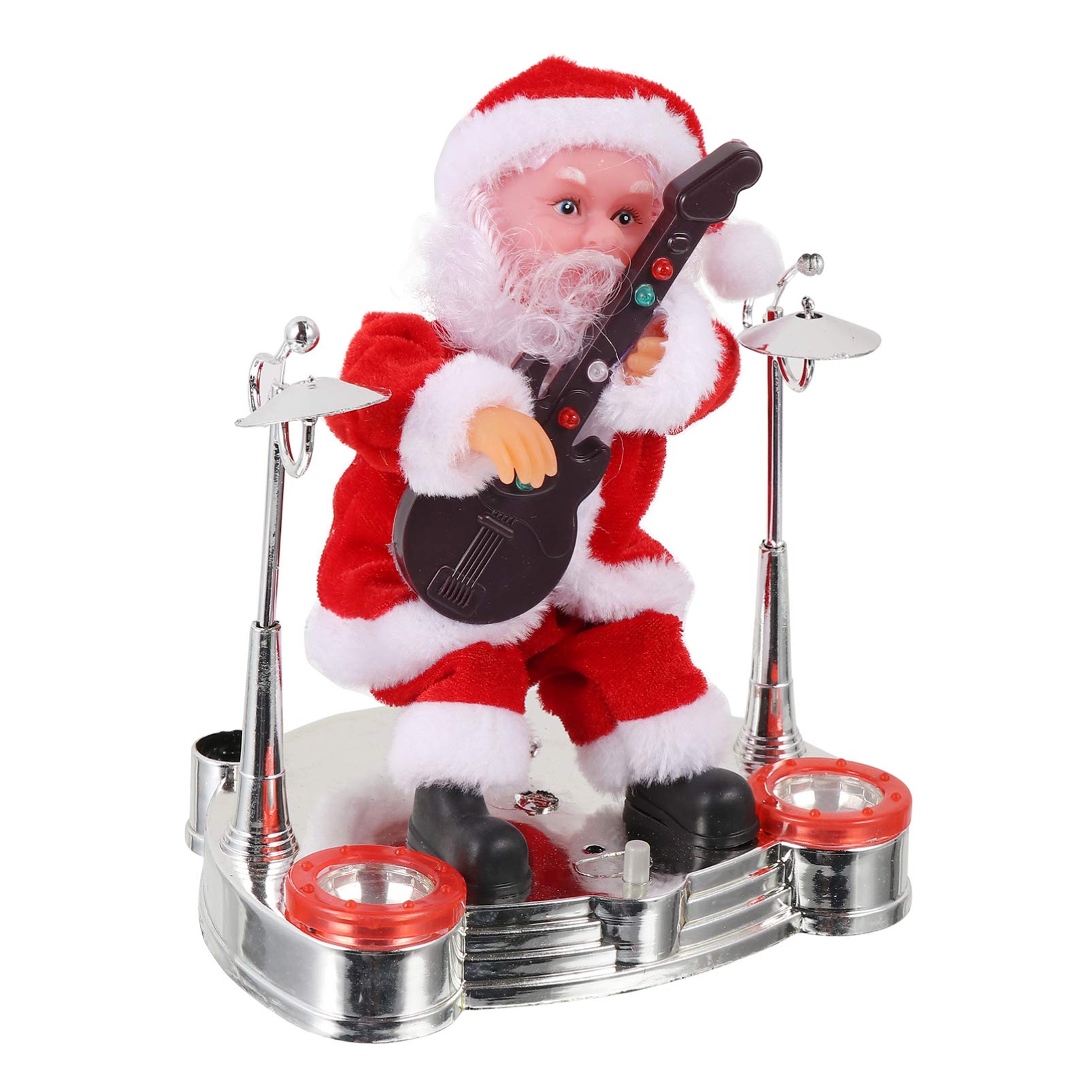 VALICLUD Electric Dancing Santa Claus Musical Christmas Doll - Battery-Operated Animated Xmas Toy for Holiday Decorations & Gift Giving | Perfect for Home Decor, Office Parties & Christmas Tree Ornaments
