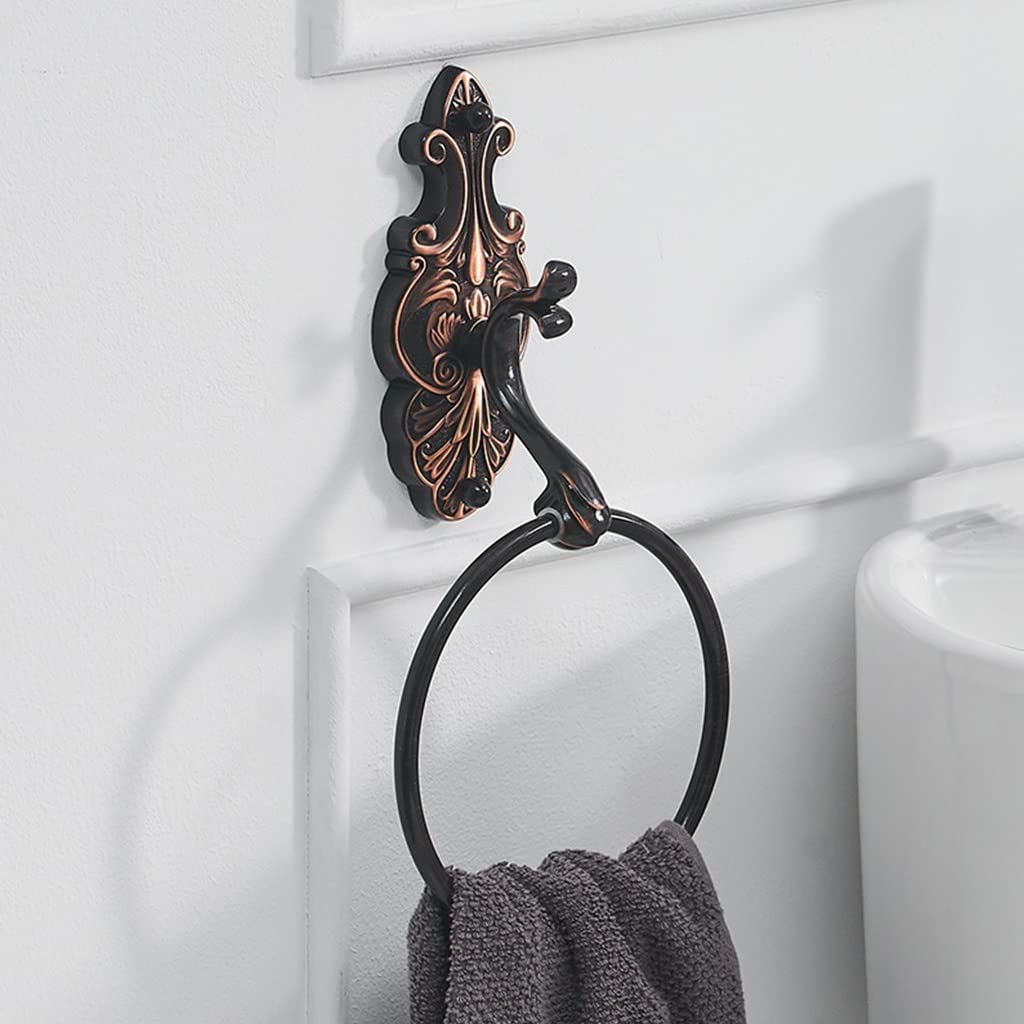 Premium Solid Brass Wall Mounted Towel Rail - Bathroom Towel Rack for Bath & Kitchen Storage - Elegant Home Decor Accessory for Spa, Hotel & Modern Bathroom Organization