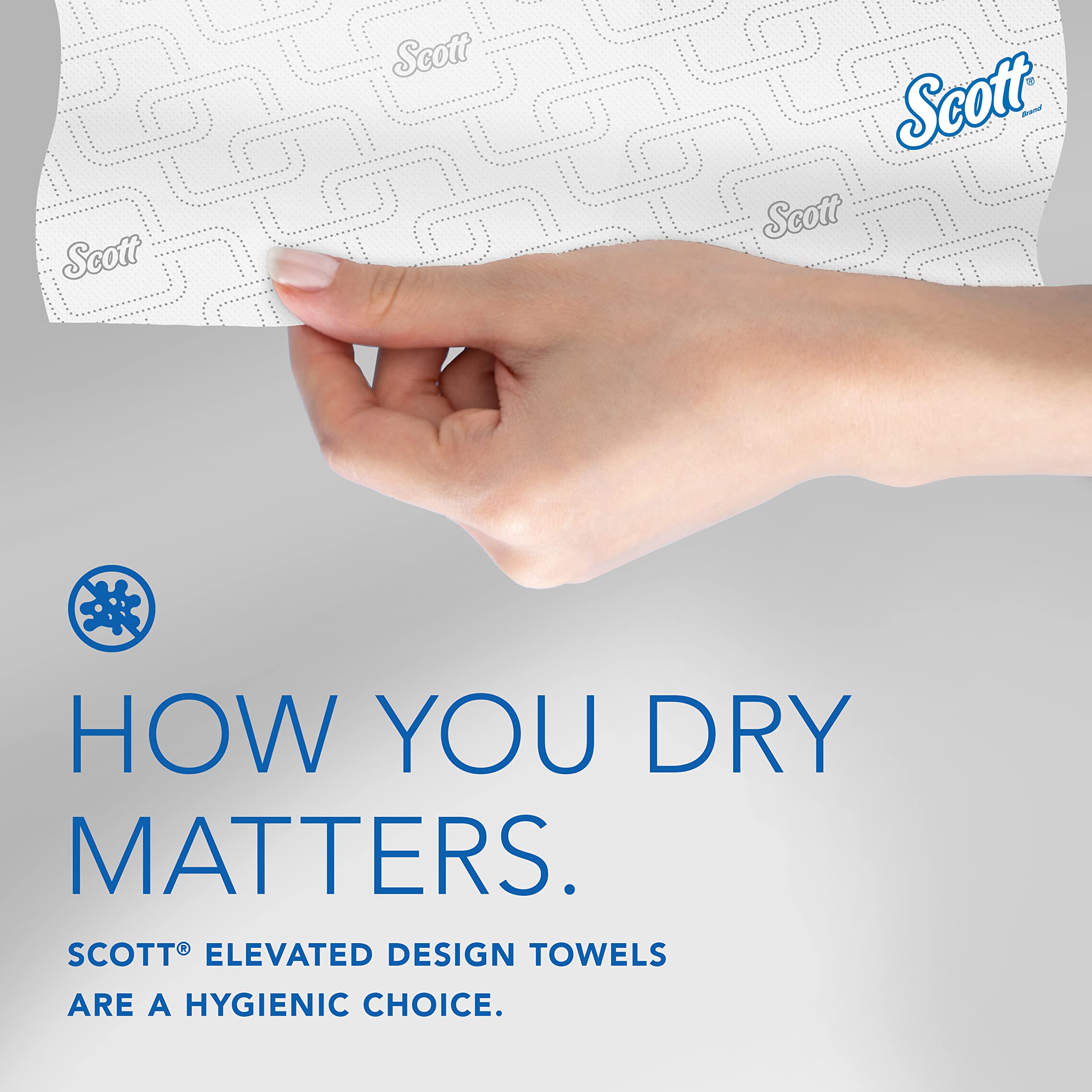 Scott Professional Pro High-Capacity Hard Roll Paper Towels - 6 Rolls (1,150' Each) | Bulk Commercial Grade | Super Absorbent with Elevated Design | White | Fits ScottBrand Green Core Dispensers | Ideal for Restaurants, Offices & Industrial Use