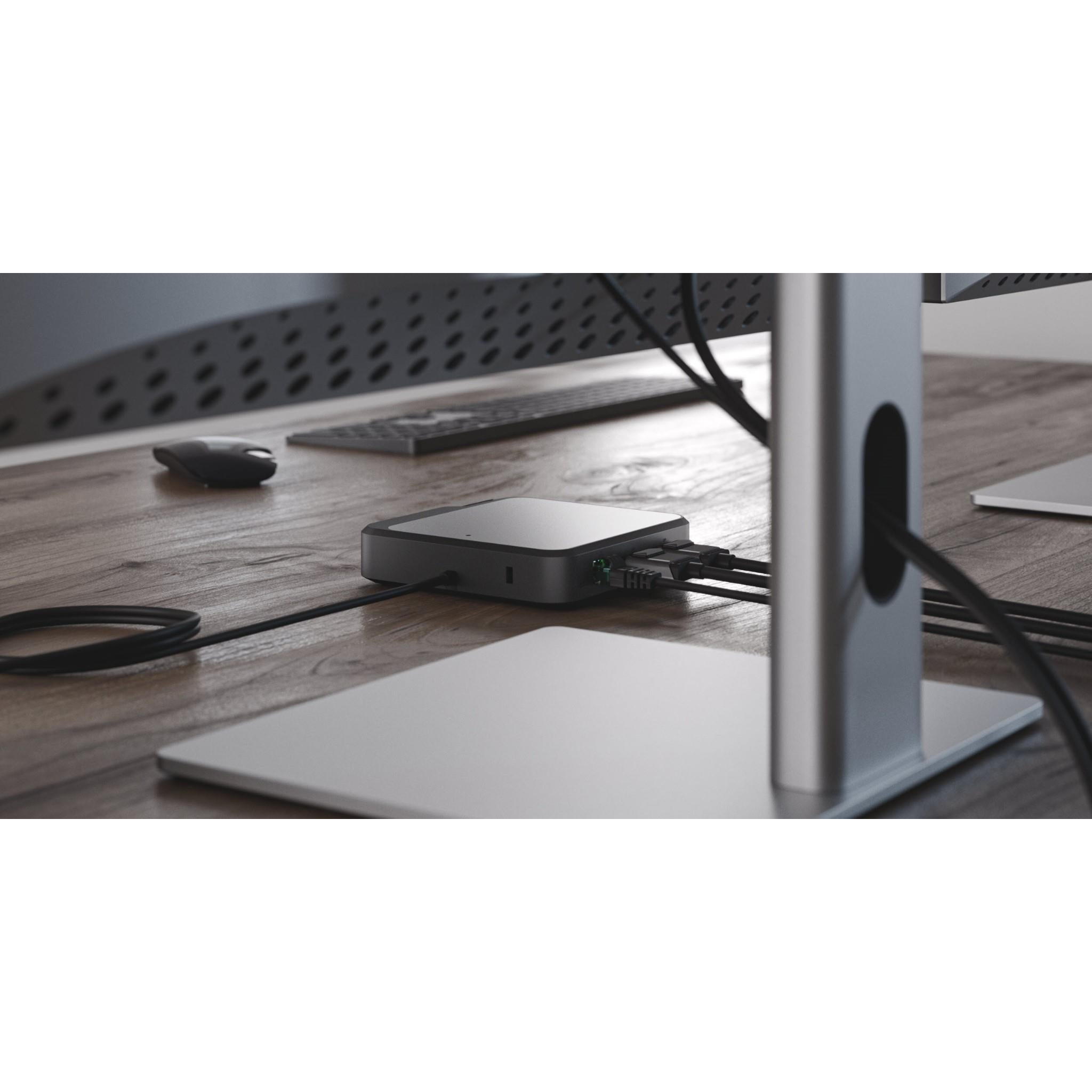 ALOGIC Dual DisplayPort 4K Universal Docking Station for Laptop - Compact USB-C Hub with Dual Monitor Support for MacBook, Windows PC - Perfect for Home Office & Gaming Setup