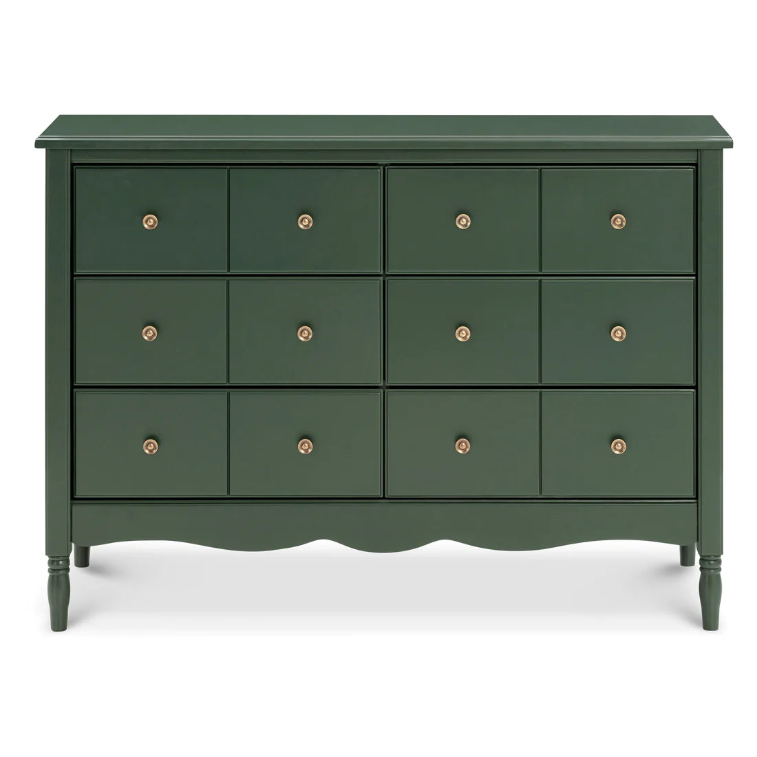 Liberty 6 Drawer Assembled Dresser - Modern Wooden Chest of Drawers for Bedroom Storage | Perfect for Organizing Clothes, Linens & Accessories in Home, Dorm or Nursery