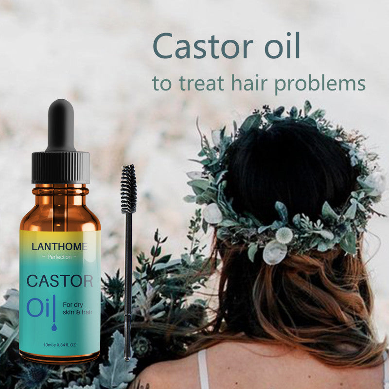 Natural Eyebrow & Eyelash Growth Serum - Organic Nourishing Essential Oil for Hair Care | Perfect for Daily Beauty Routine & Nighttime Treatment