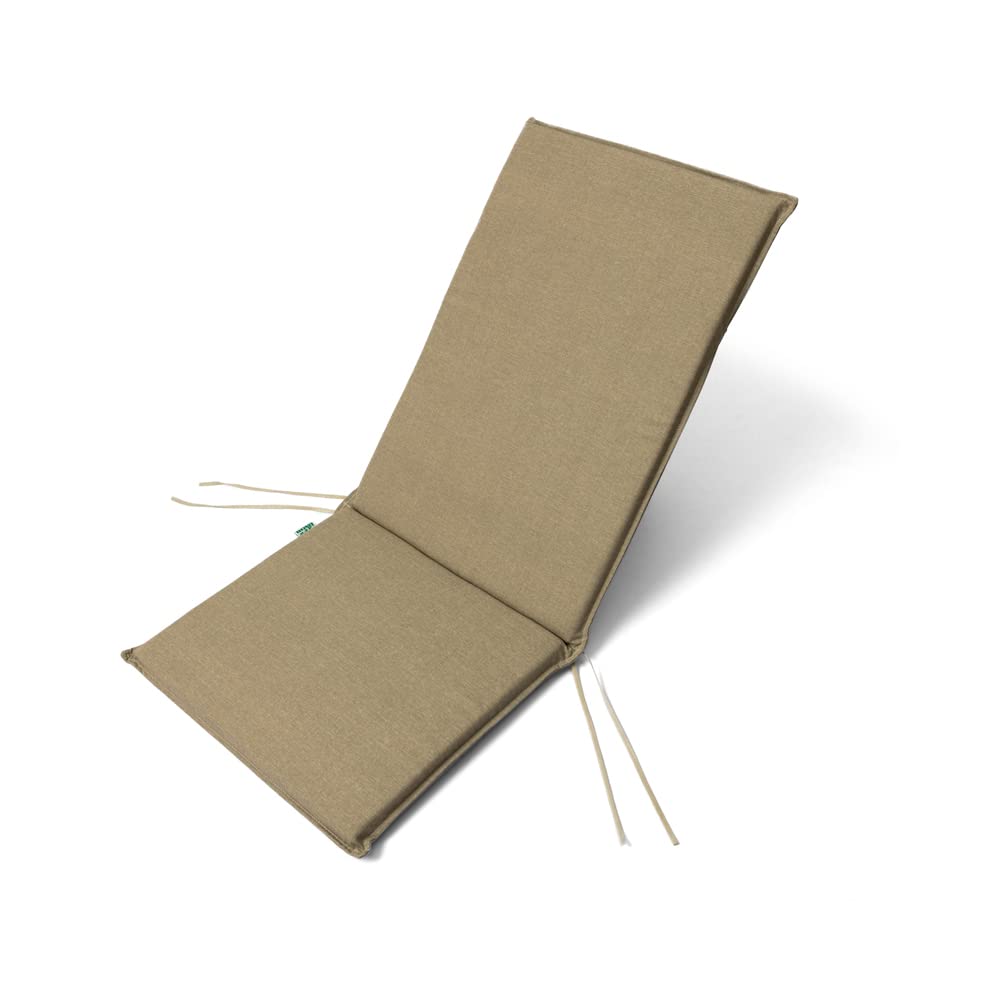 Premium 2-Pack High Back Chair Cushions with Removable Covers - Elastic Straps & Ties for Indoor/Outdoor Use - Perfect for Patio, Dining, Office, and Living Room Chairs
