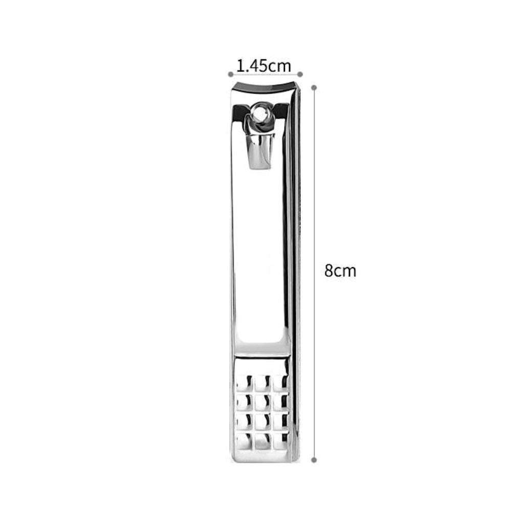 Professional Stainless Steel Nail Clipper Set - Large Size for Men & Women - Durable Fingernail & Toenail Clippers for Home, Travel, and Grooming Kit