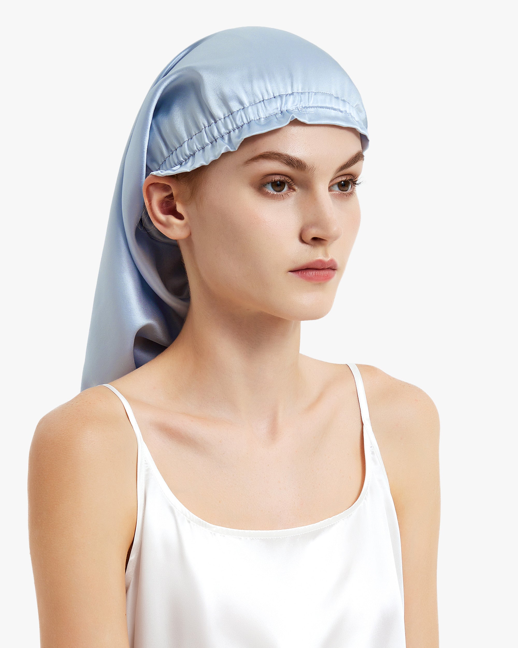 Luxury Silk Sleep Caps for Women - Soft & Breathable Hair Protection for Nighttime & Travel - Perfect for Curly Hair & Natural Hair Care