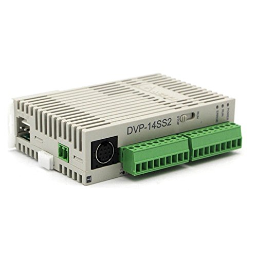Delta DVP14SS211R Programmable Logic Controller (PLC) - 24VDC CPU Unit with 8 Digital Inputs & 6 Relay Outputs | Ideal for Industrial Automation, Machinery Control, and Manufacturing Processes