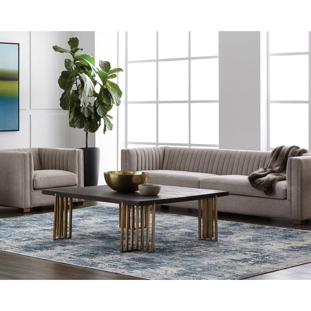 Modern Alto Coffee Table - Minimalist Wooden Living Room Table with Storage Shelf - Perfect for Small Spaces, Apartments & Home Decor