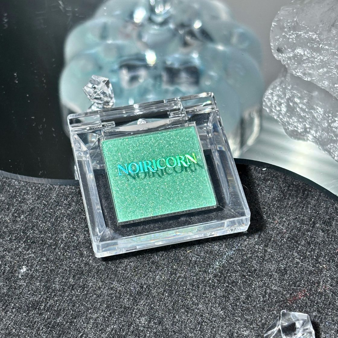 NOIRICORN Lulicore Duochrome Eyeshadow Palette - #Mint Whisper Shimmer & Glitter Makeup for Party, Night Out & Special Occasions