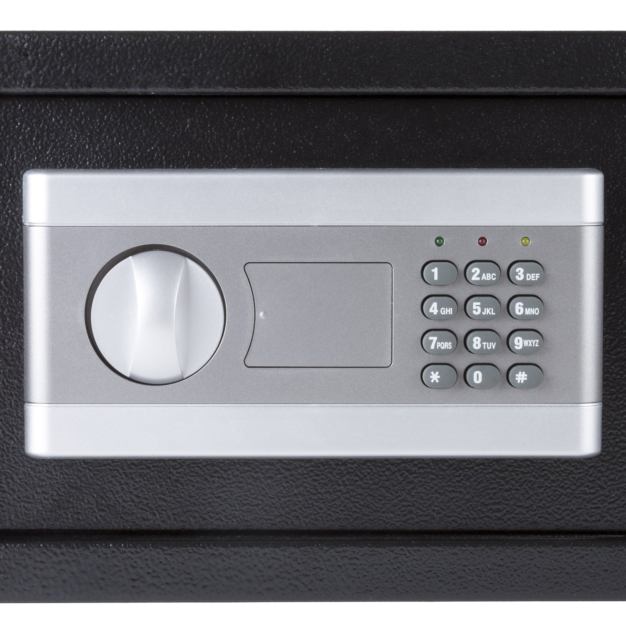 Stalwart Digital Safe Box with Keypad & 2 Manual Keys - Secure Money, Jewelry, Passports - Home, Office & Travel Security Safe - Perfect for Bedroom, Hotel & Business Use