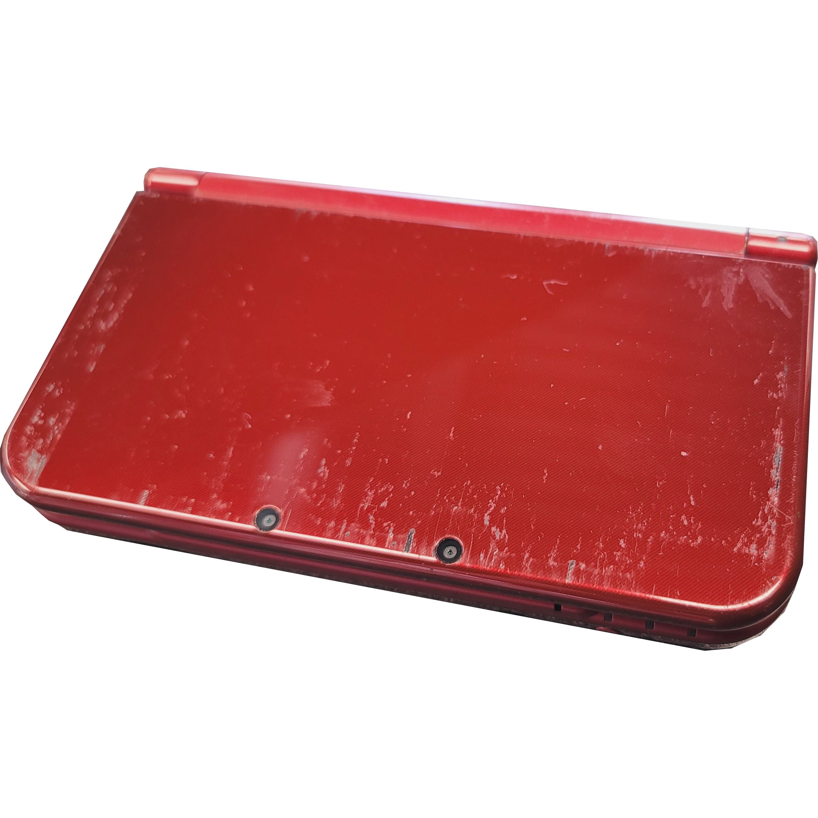 New Nintendo 3DS XL Handheld Gaming Console - Red Edition (Pre-Owned/Refurbished) | Portable Gaming for Travel, Commute & Home Entertainment