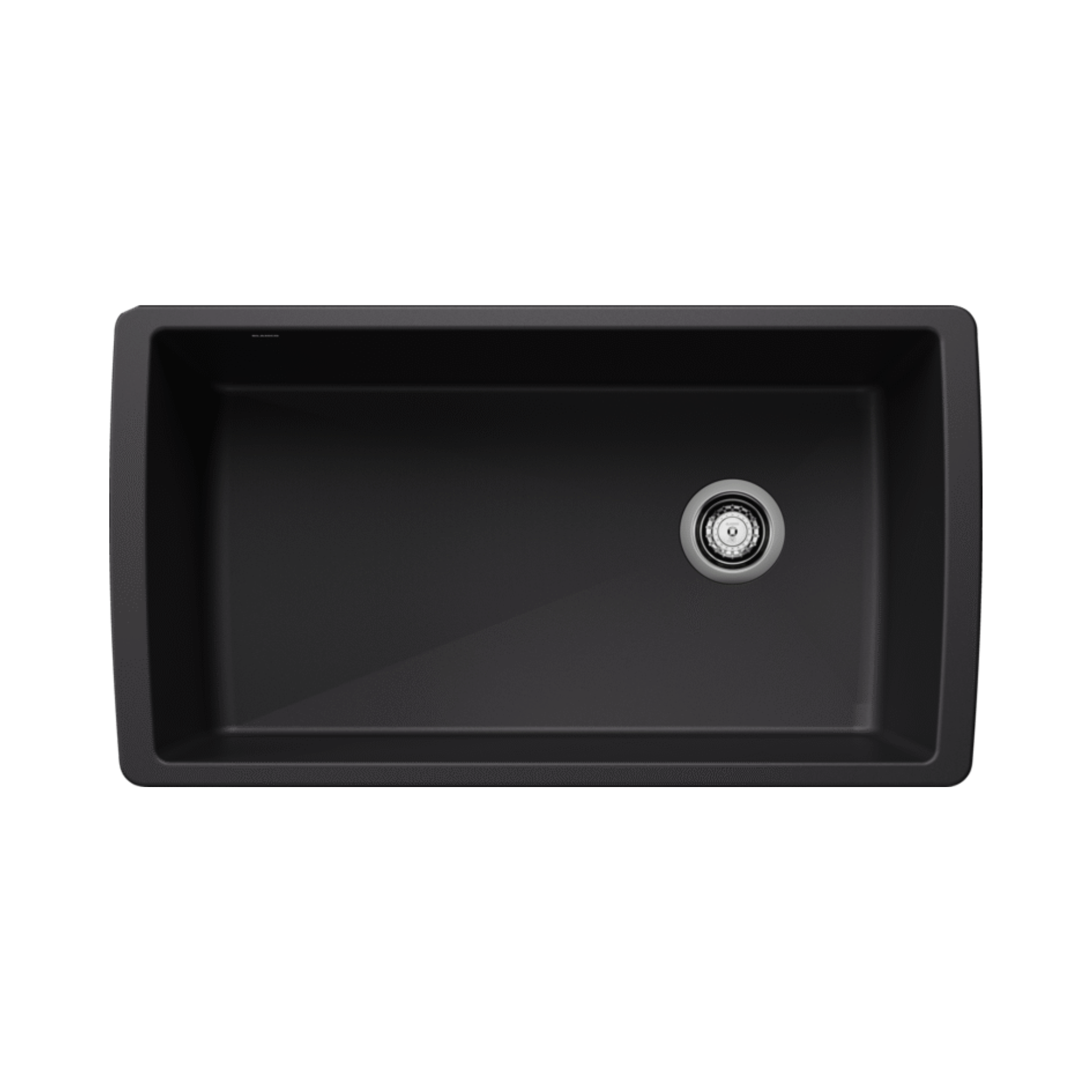 Blanco Diamond Super Single Bowl SILGRANIT Kitchen Sink - Premium Stainless Steel Composite Sink for Modern Kitchens | Perfect for Cooking, Washing Dishes & Food Prep