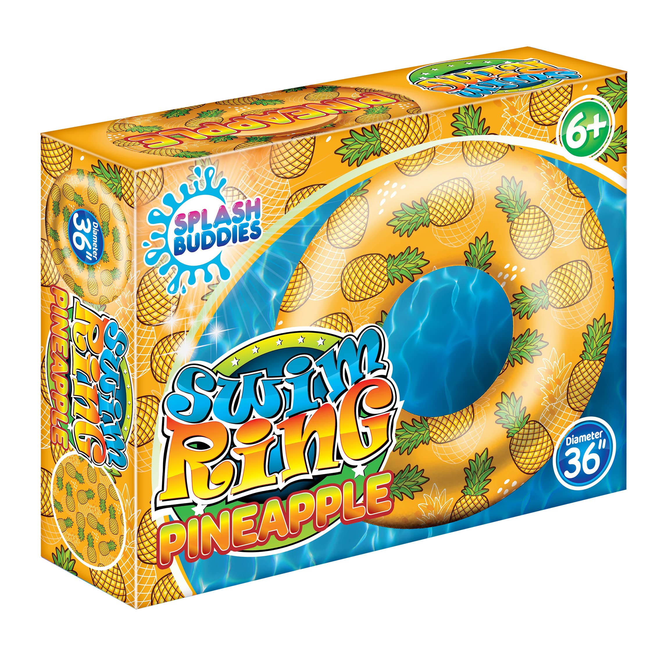 **Glitter Inflatable Swim Ring Ride-On Pool Float - Blow Up Summer Beach & Pool Toy for Kids & Adults - Fun Floating Lounge for Swimming, Beach Parties & Relaxation**