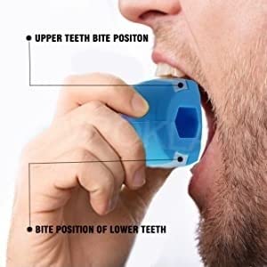 Perriha Jawline Exerciser & Shaper Tool - 60 lbs Resistance for Men & Women | Double Chin Reducer, Face Slimmer, Stress Relief & Craving Control | Perfect for Home, Office & Travel Workouts