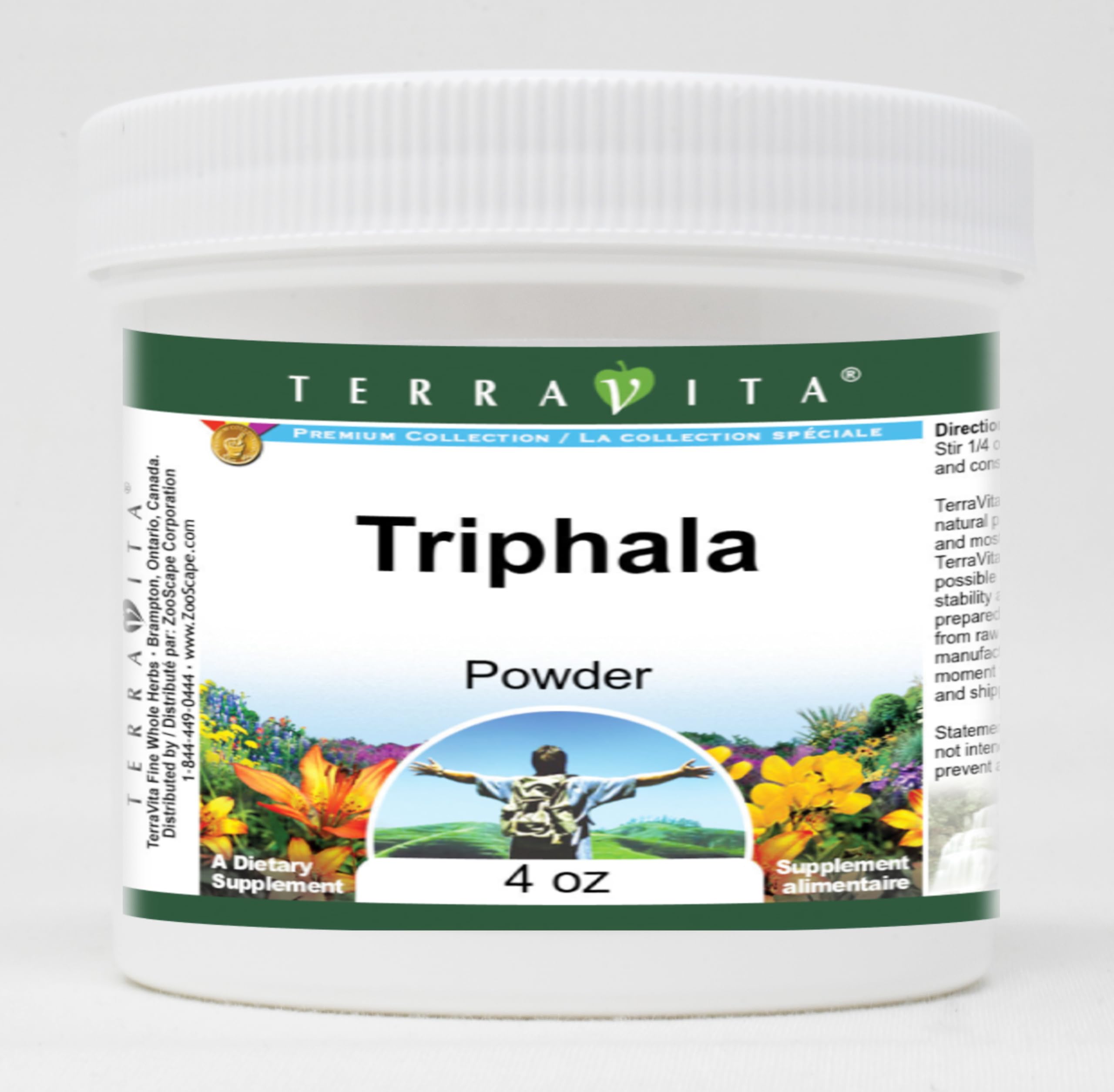 Organic Triphala Powder 4 oz (3 Pack) - Ayurvedic Herbal Supplement for Digestion, Detox & Immunity - Perfect for Smoothies, Tea & Wellness Routines