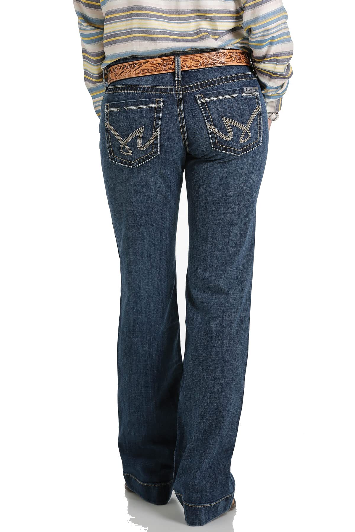 Women's Jayley Light Stone Wash Jeans - High Waist Slim Fit Denim Pants for Casual Wear & Everyday Outfits