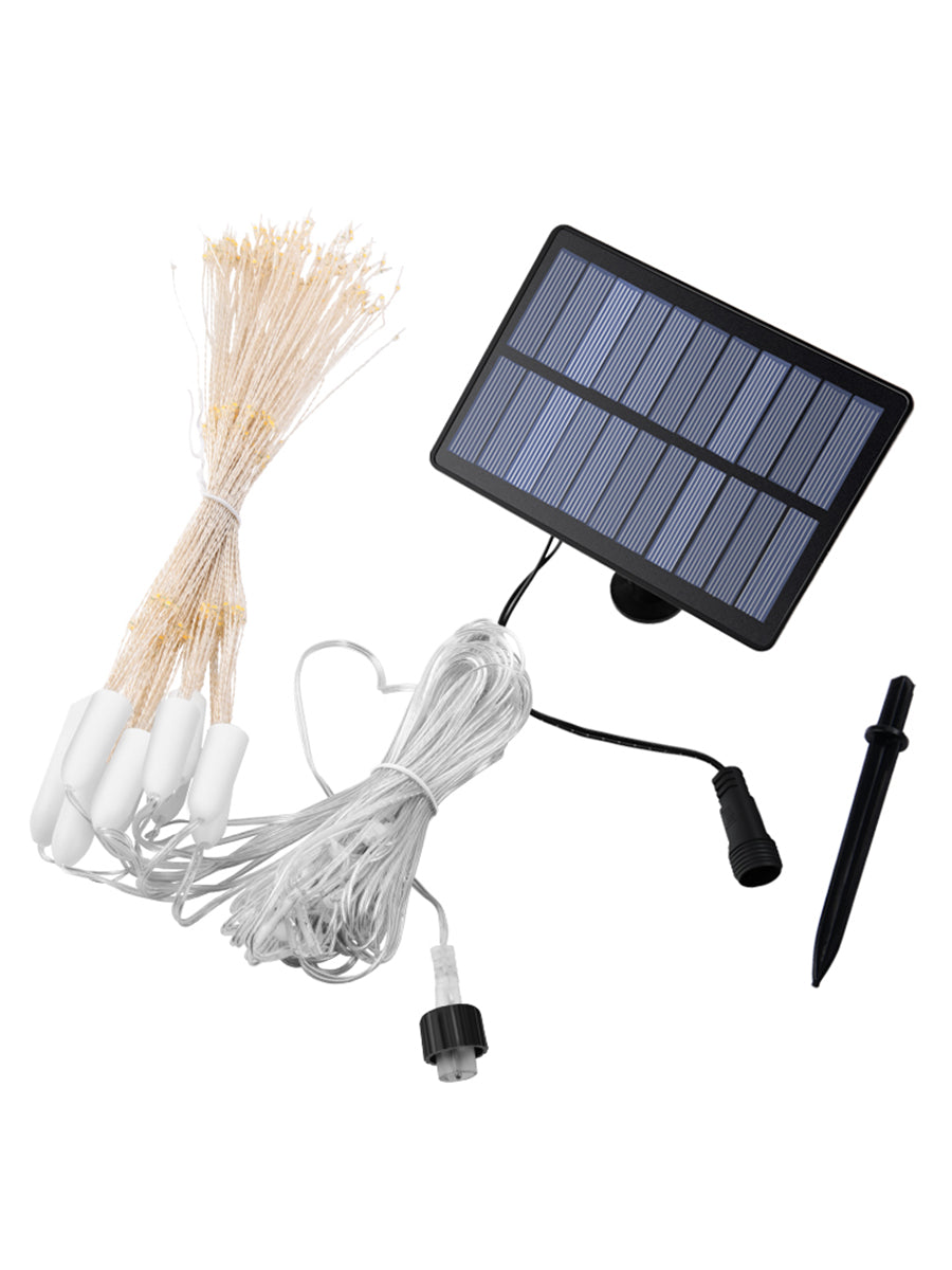 Solar Powered Fireworks Hanging Lights - Outdoor Waterproof LED String Lights for Garden, Patio, Party Decoration - Perfect for Backyard, Wedding, and Holiday Celebrations