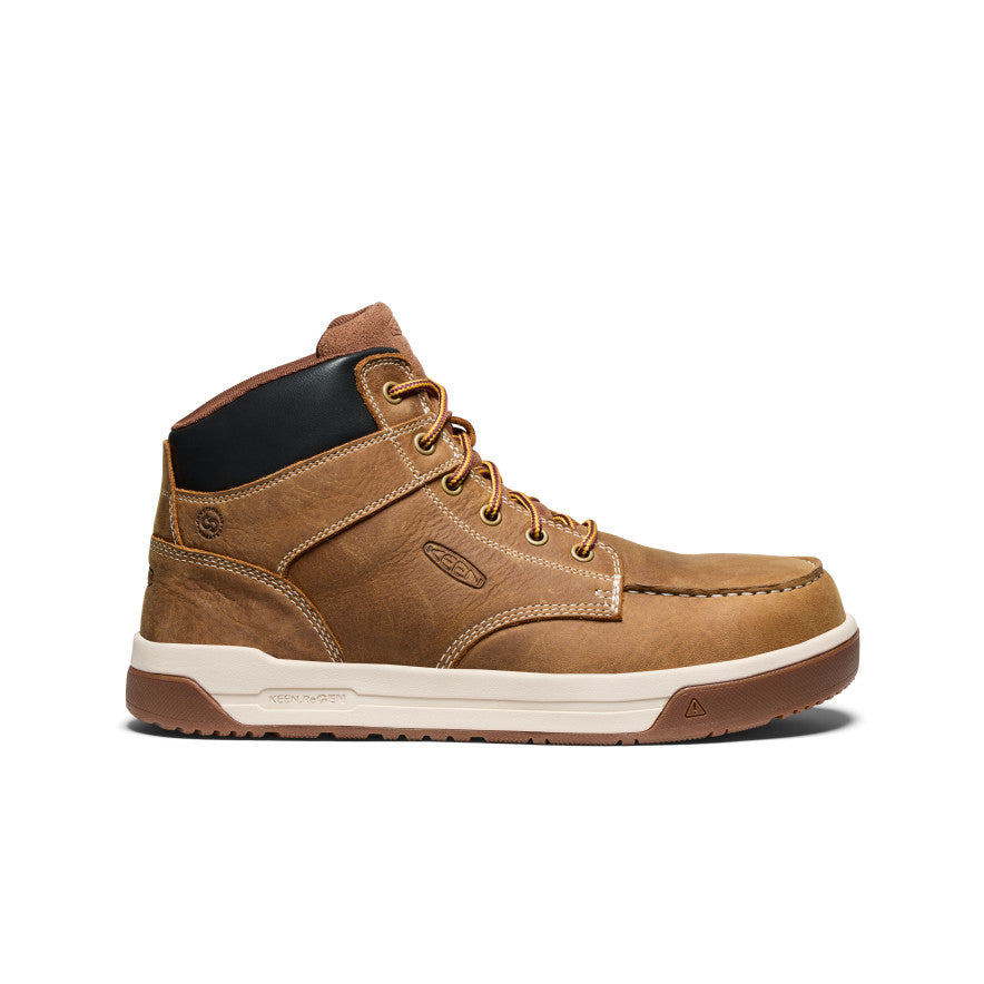 Men's Gibson Boot with Carbon Toe - Belgian/Gum Sole - Durable Work Boots for Construction & Outdoor Activities