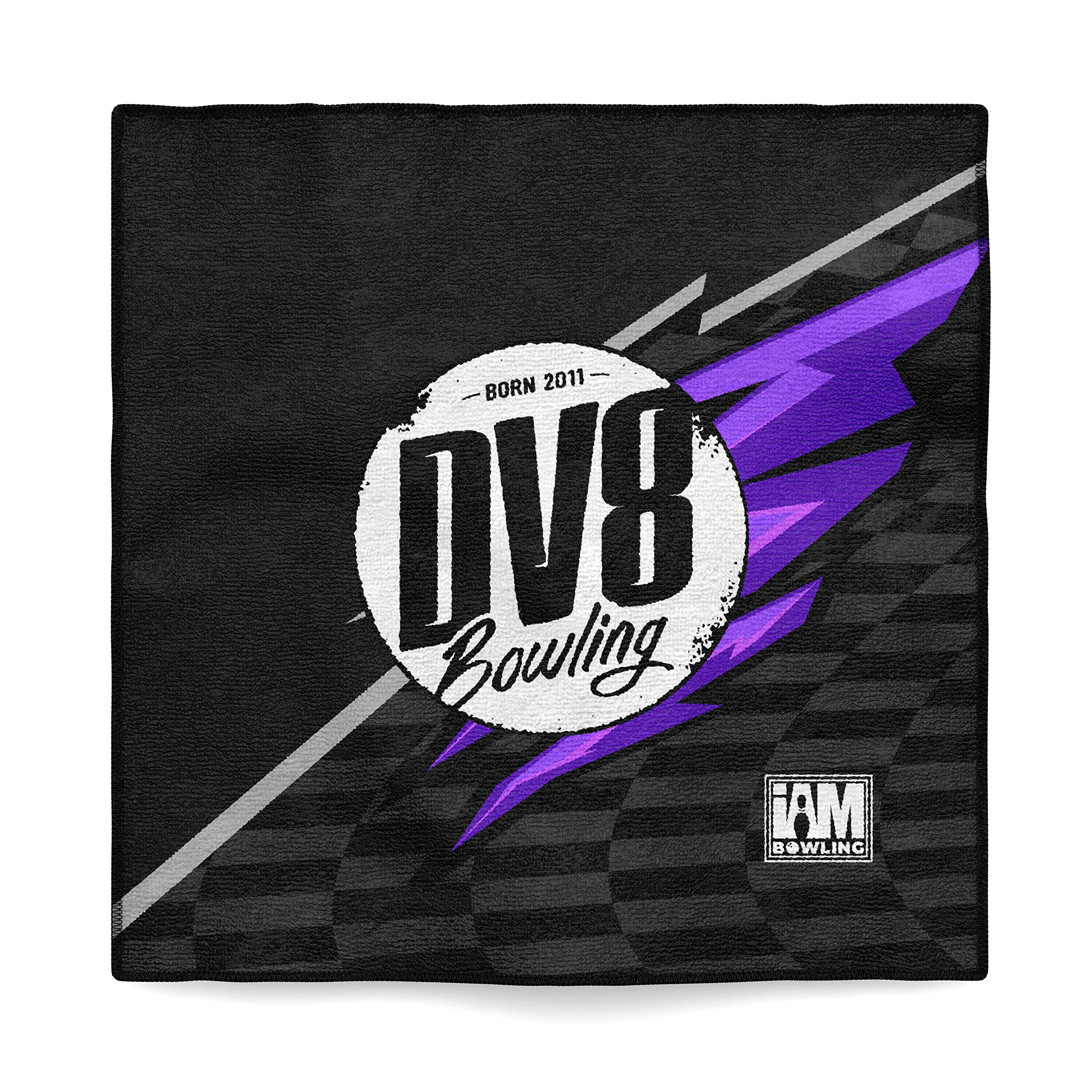Dye-Sublimated Microfiber Bowling Towel with One-Sided Logo Print - Premium Absorbent Sports Towel for Bowling Enthusiasts - Perfect for League Play, Practice Sessions & Tournament Use