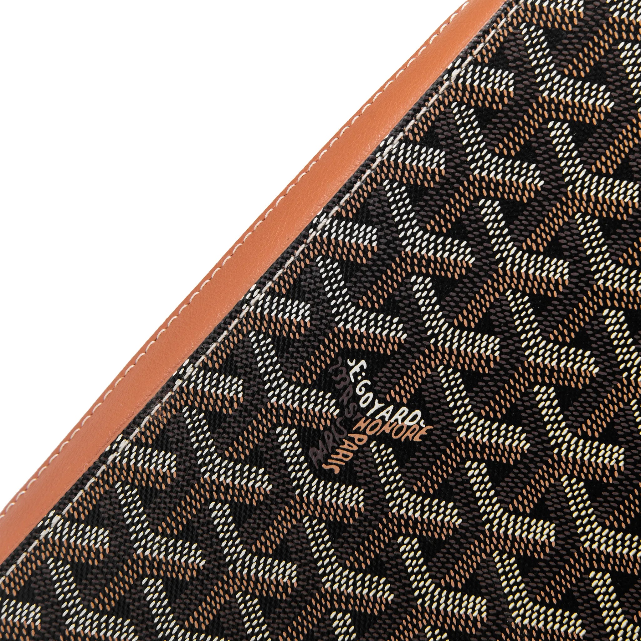 Goyard Compagnon Universel A4 Black Tan Leather Tote Bag - Stylish & Durable for Work, Travel & Everyday Use