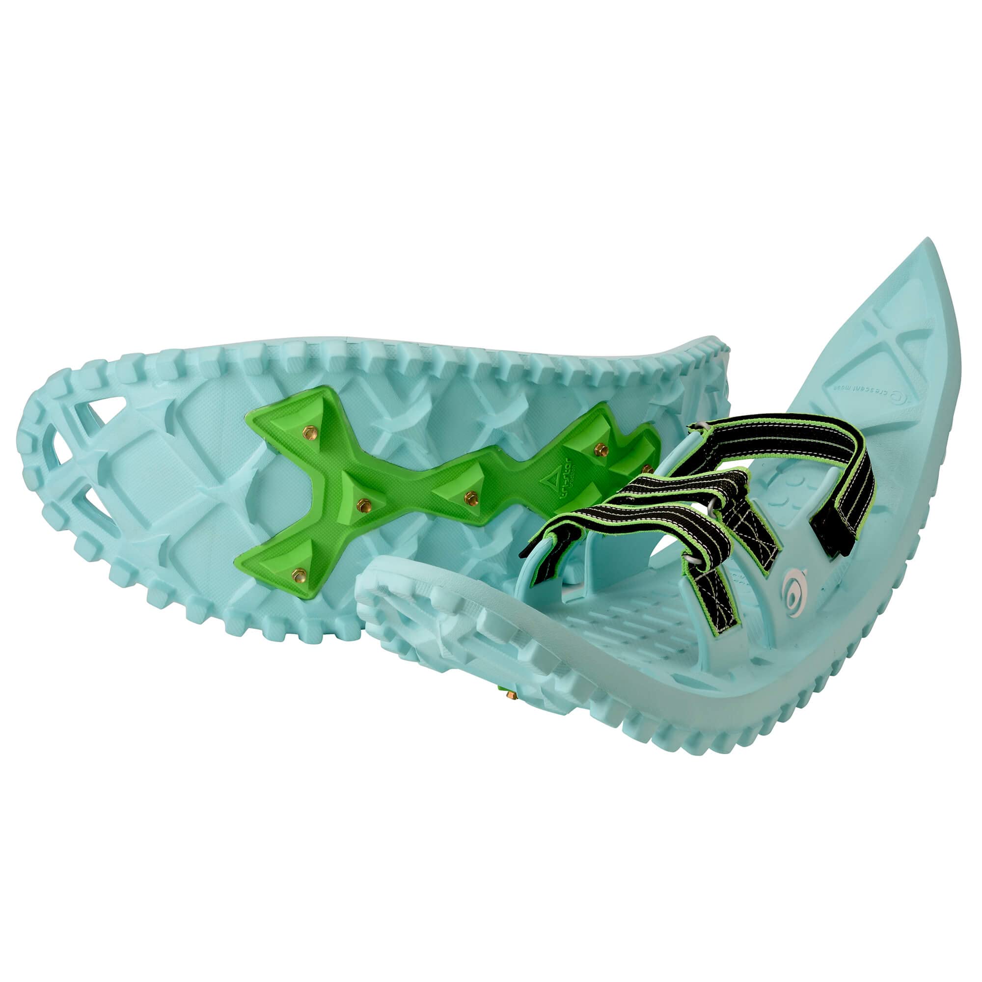 Ultralight EVA Foam Snowshoes for Men & Women - Crescent Moon Luna Unisex Hiking & Running Snow Shoes with Dual Density Rocker Cloud Deck & Ice Spikes - Perfect for Winter Trails, Backcountry Adventures & Snowy Terrains