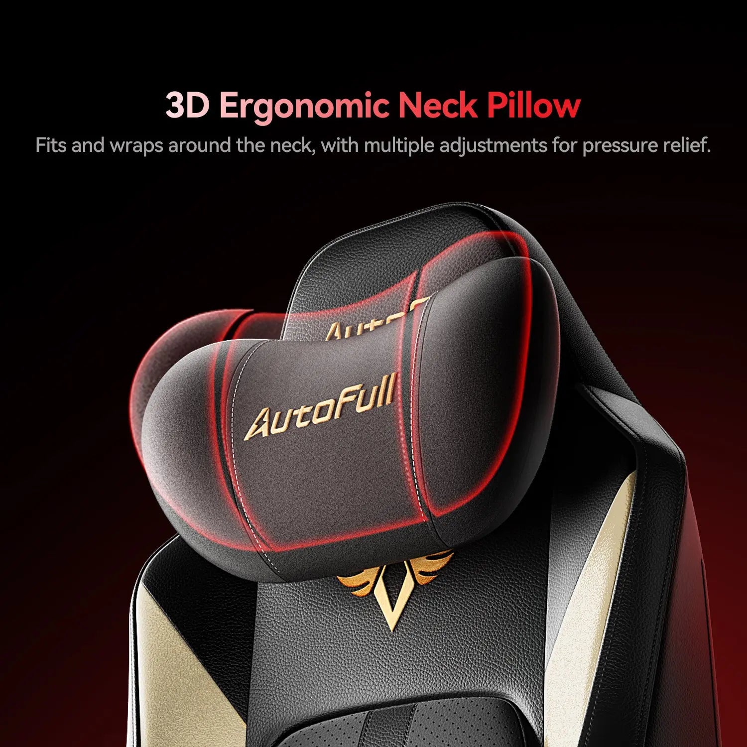 AutoFull M6 Ultra Gaming Chair - Ergonomic Racing Style Computer Chair with Lumbar Support & Headrest for PC, Office, and Esports - Perfect for Long Gaming Sessions & Work from Home