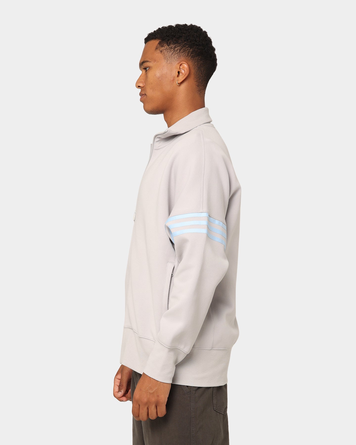 Adidas NeuClassics TT Jacket - Grey Two Tone Windbreaker for Men | Lightweight Running & Training Jacket | Perfect for Outdoor Sports & Casual Wear