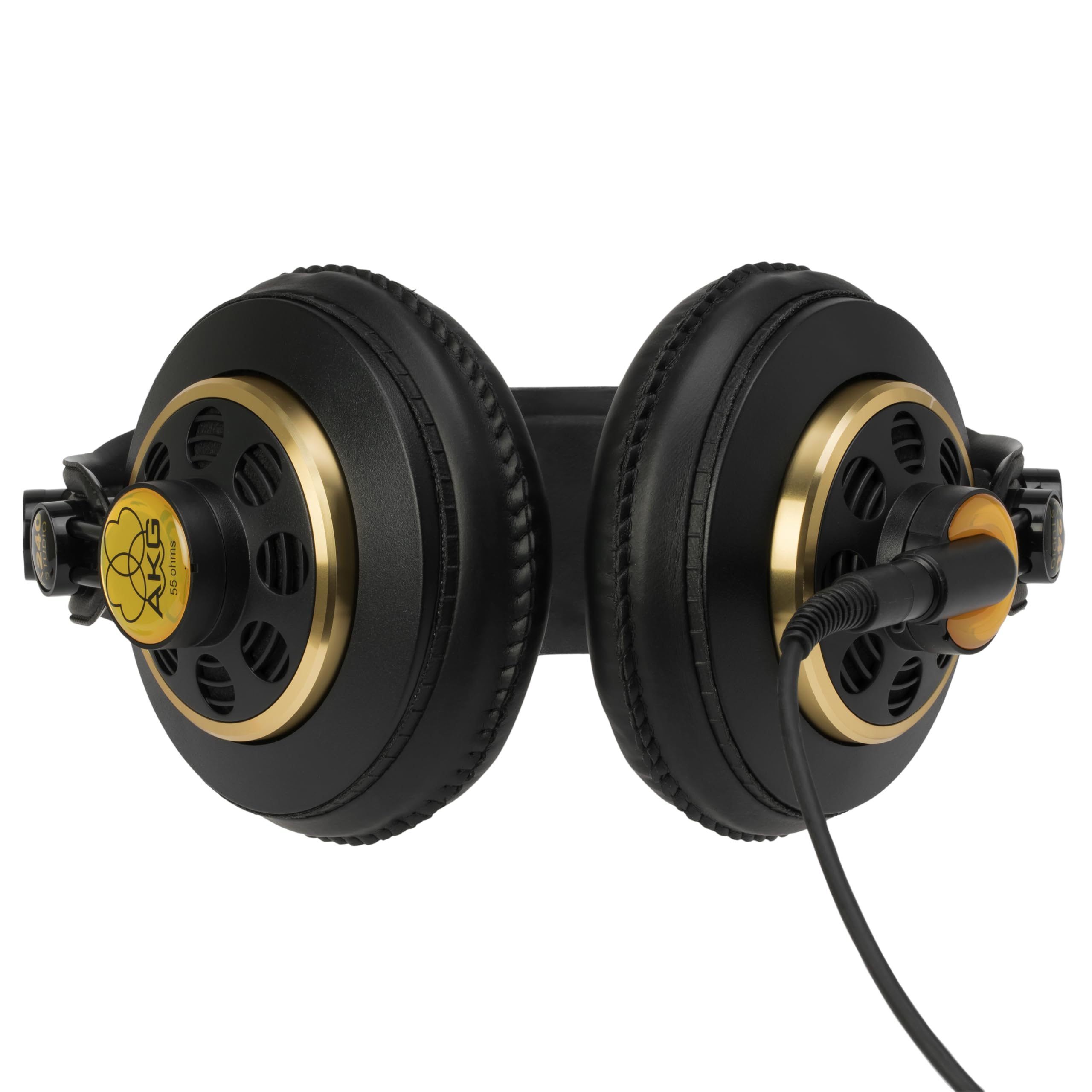 AKG K240 Semi-Open Studio Headphones - Professional Over-Ear Monitoring Headphones for Recording, Mixing & Music Production - Perfect for Home Studios & Podcasting
