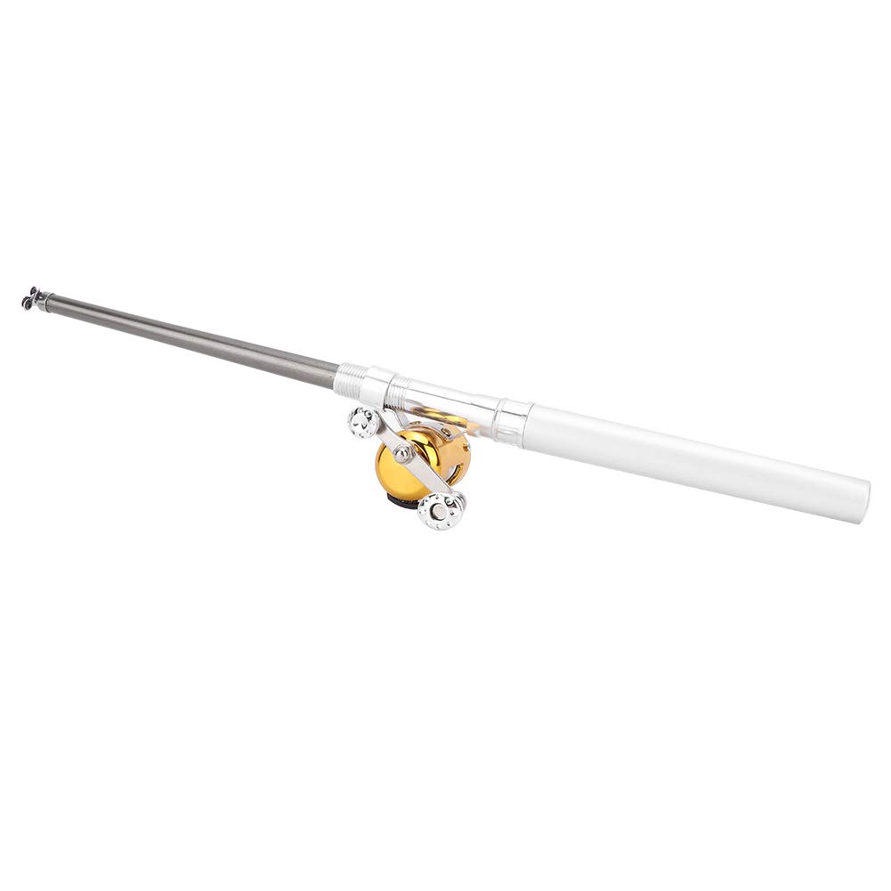 Portable Pen Fishing Rod - Compact & Lightweight for Travel, Pool, Wild, Sea & River Fishing - Perfect for Camping, Hiking & Outdoor Adventures