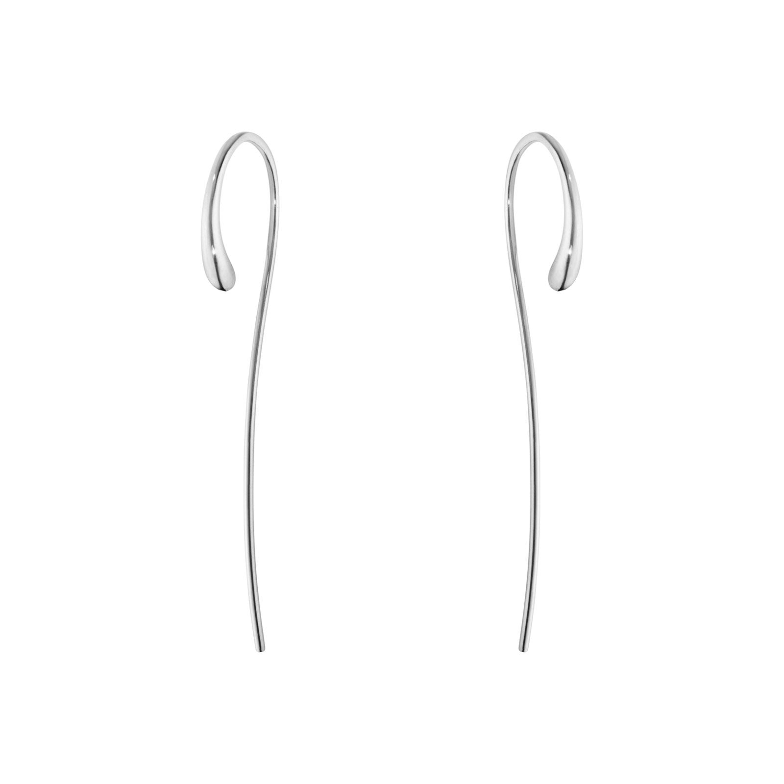 Georg Jensen MERCY Sterling Silver Drop Earrings for Women - Elegant Dangle Jewelry Gift for Weddings & Special Occasions