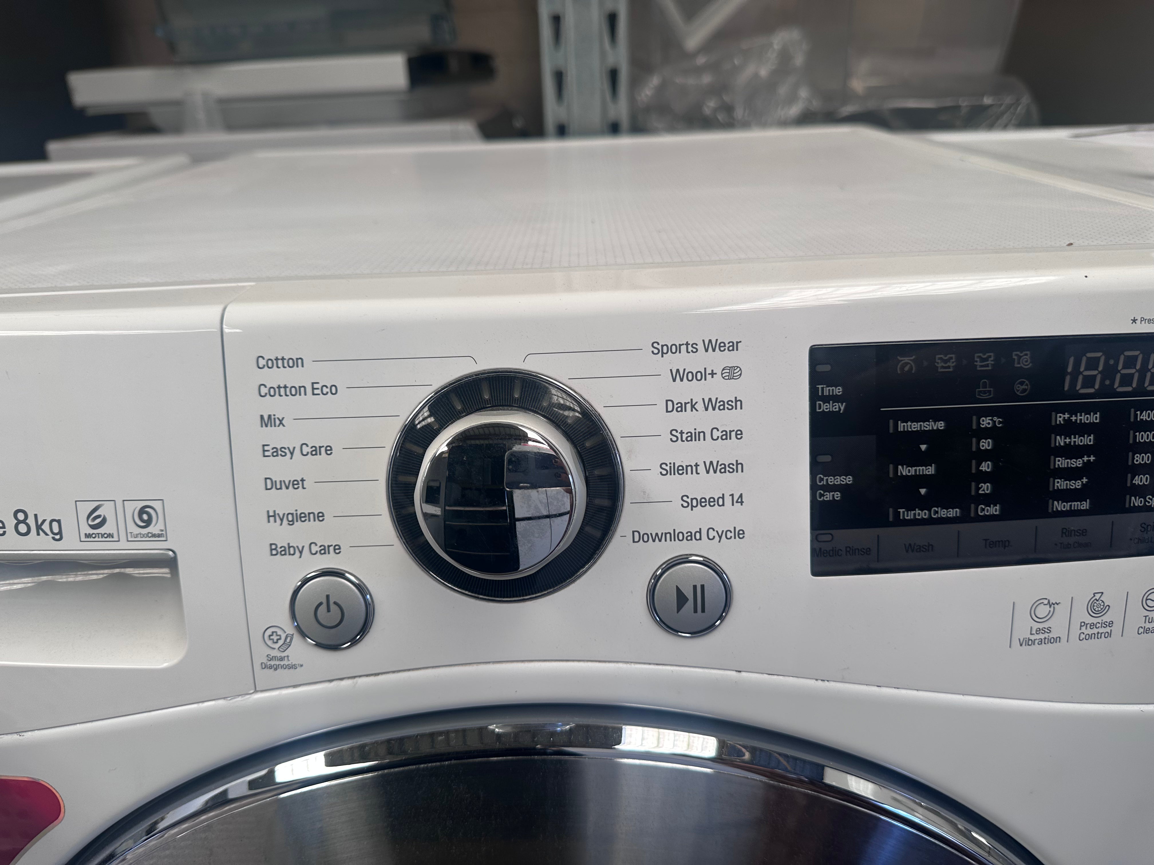 LG 8kg Direct Drive Front Load Washer - Certified Refurbished | Energy Efficient & Quiet | Perfect for Apartments & Small Laundry Rooms